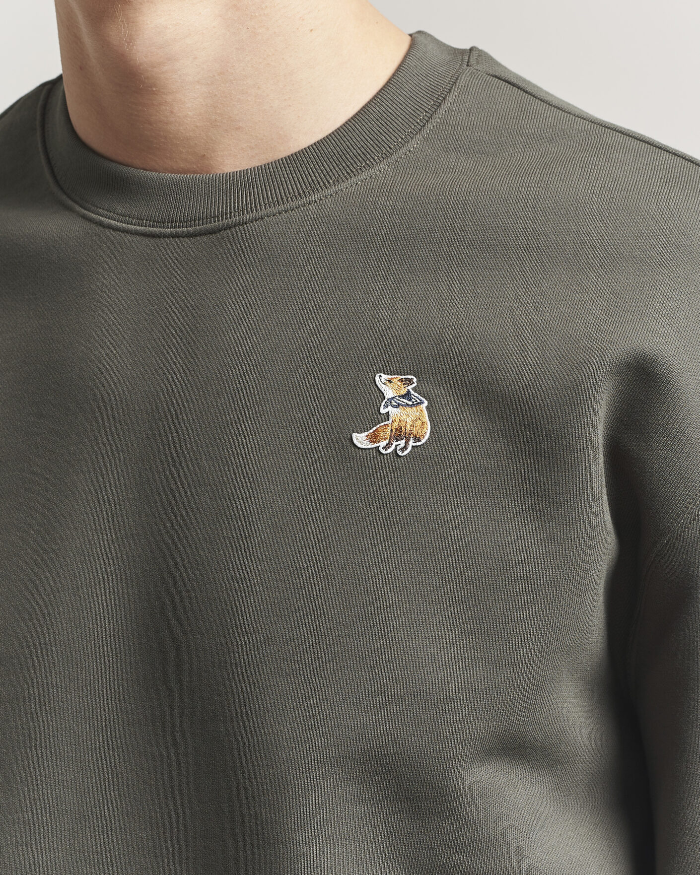 Hombres | Jerséis y prendas de punto | Maison Kitsuné | Dreaming Fox Sweatshirt Beluga