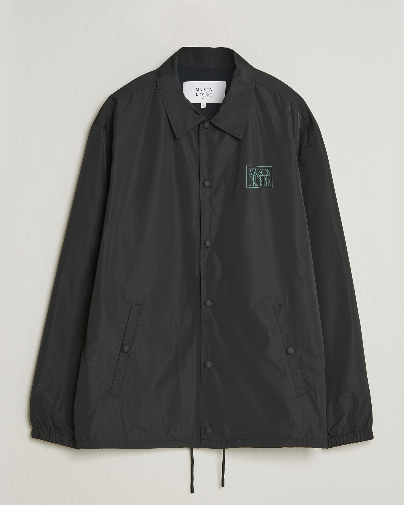 Hombres | Abrigos y chaquetas | Maison Kitsuné | Tonal Fox Head Coach Jacket Black