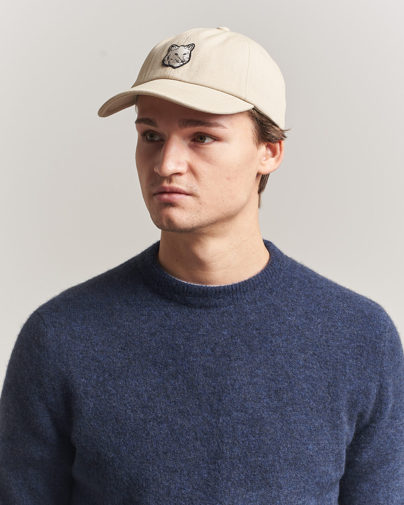 Hombres | Sombreros y gorras | Maison Kitsuné | Tonal Fox Head Cap Tea Leaf