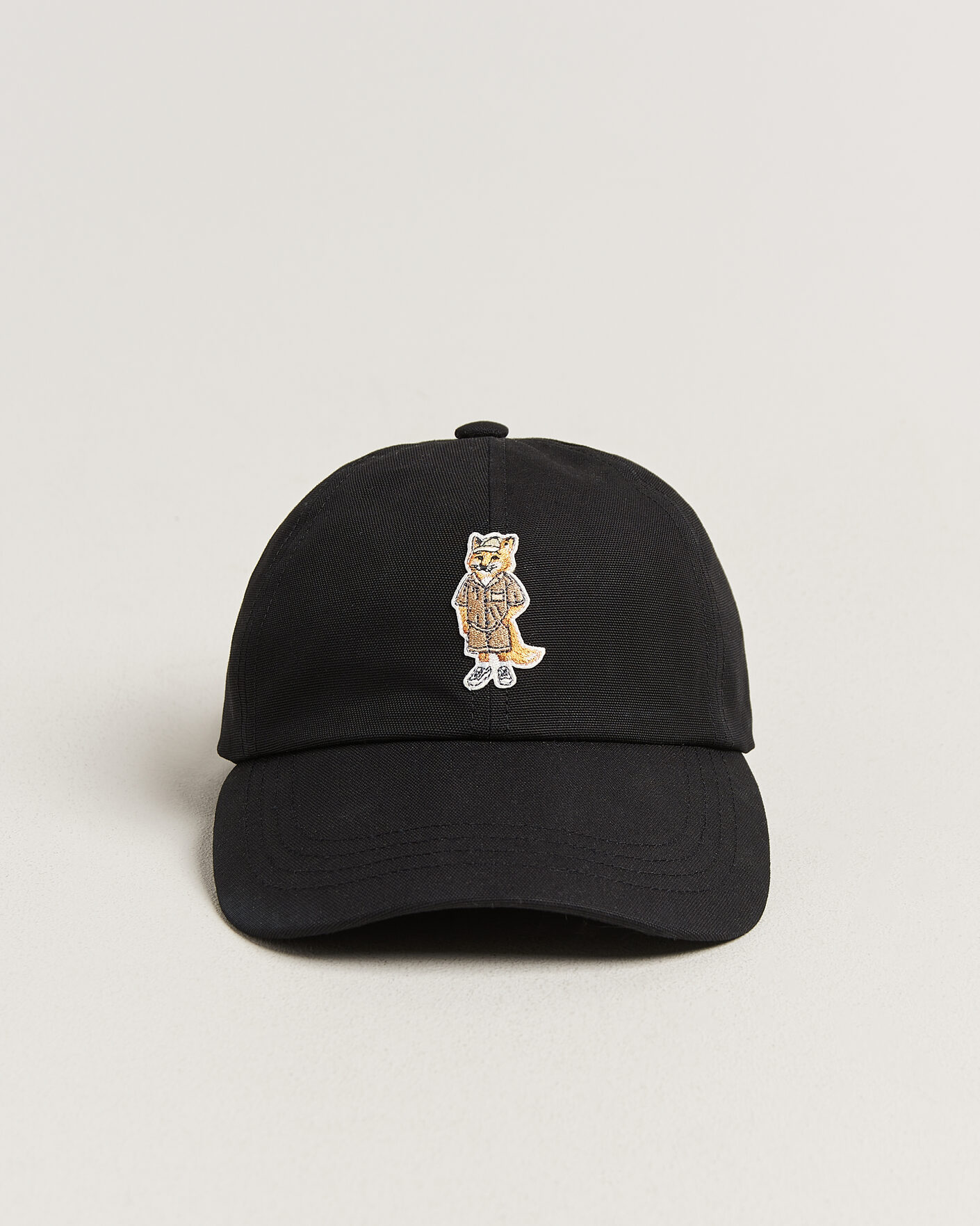 Hombres | Sombreros y gorras | Maison Kitsuné | Dressed Fox Cap Black