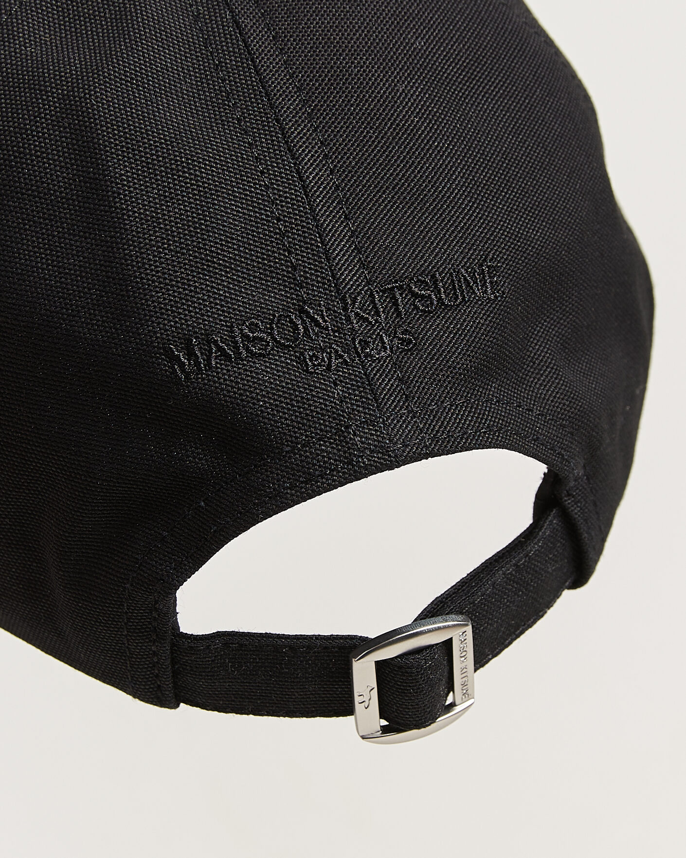 Hombres | Sombreros y gorras | Maison Kitsuné | Dressed Fox Cap Black