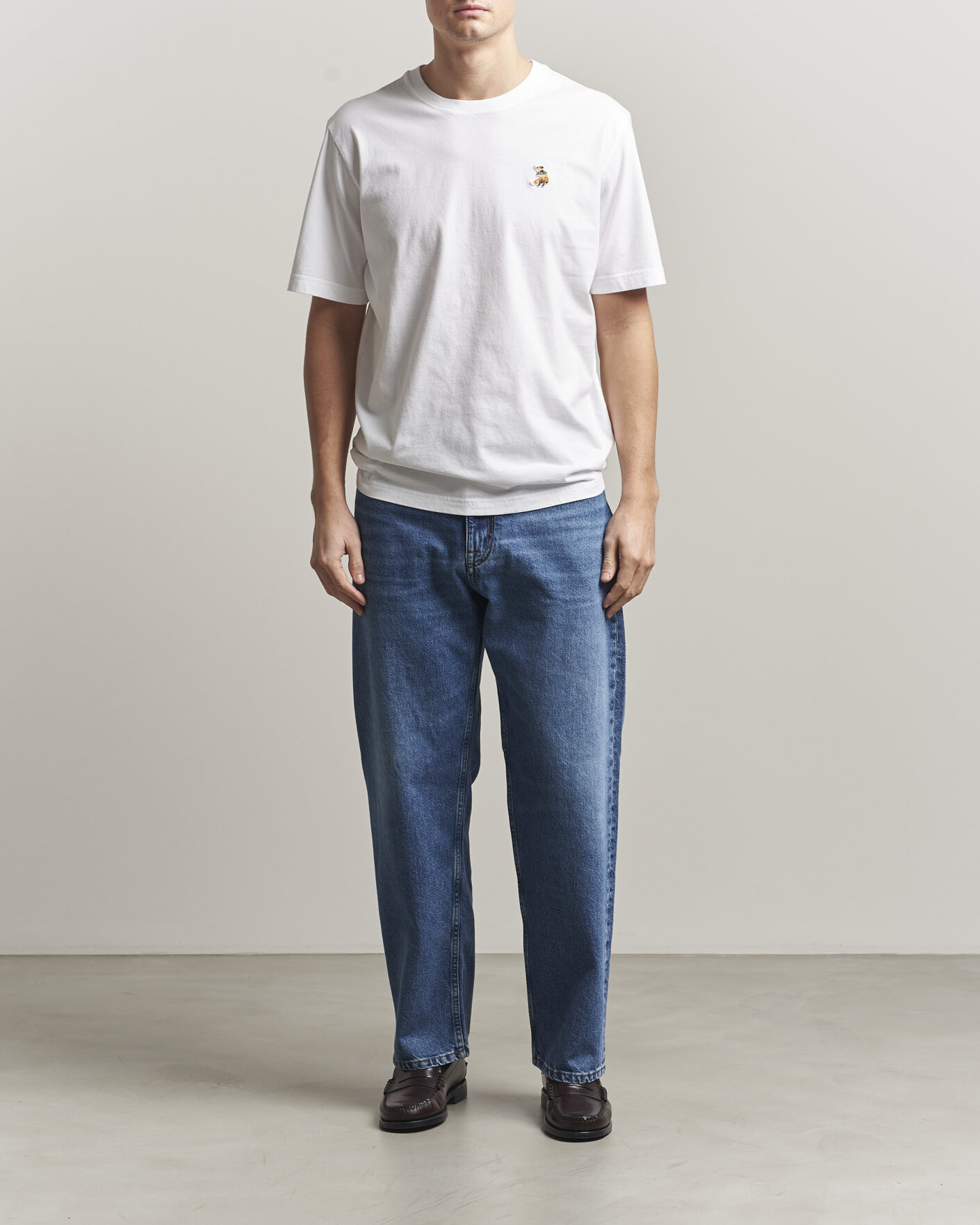 Hombres | Camisetas | Maison Kitsuné | Dreaming Fox T-Shirt White