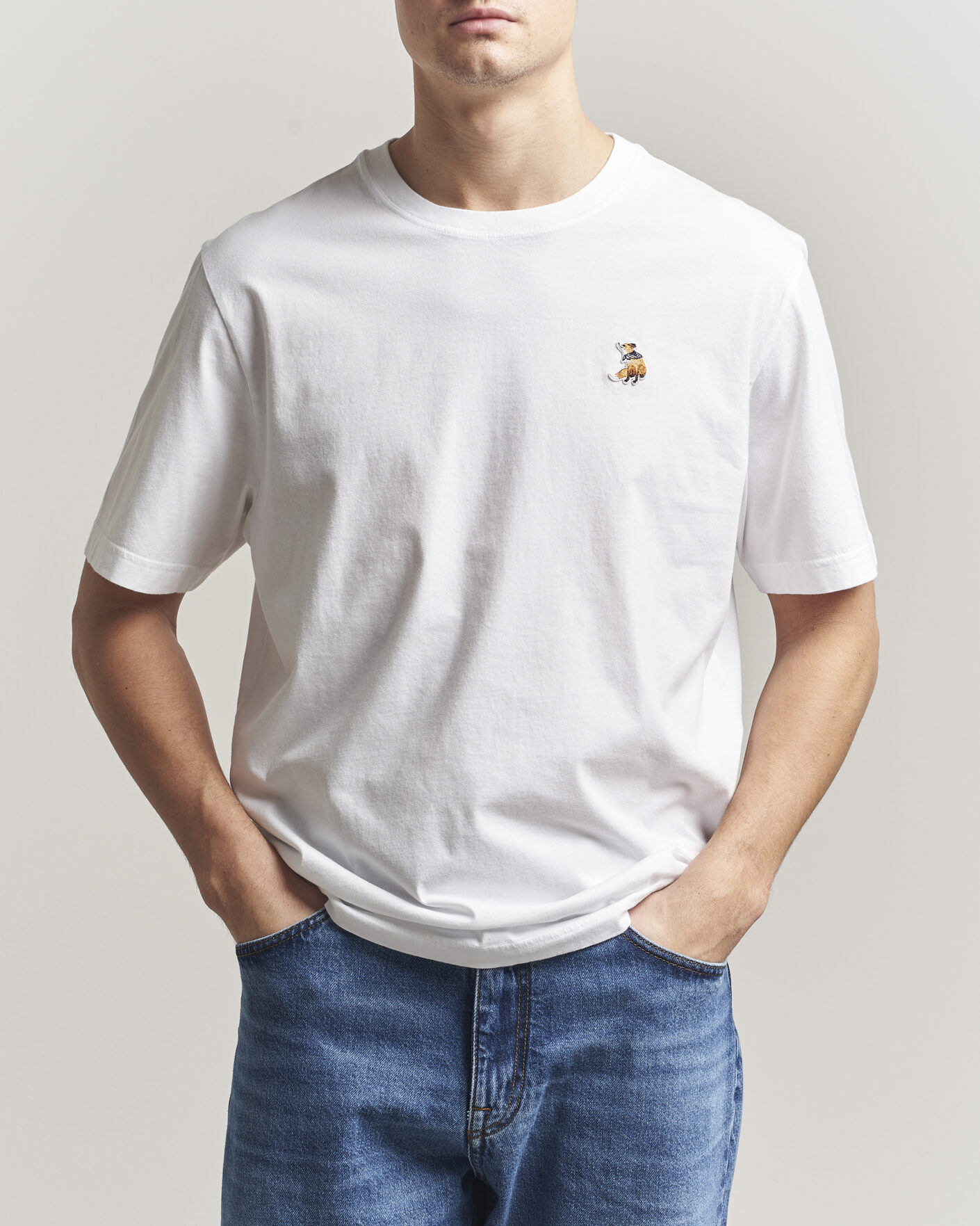 Hombres | Camisetas | Maison Kitsuné | Dreaming Fox T-Shirt White