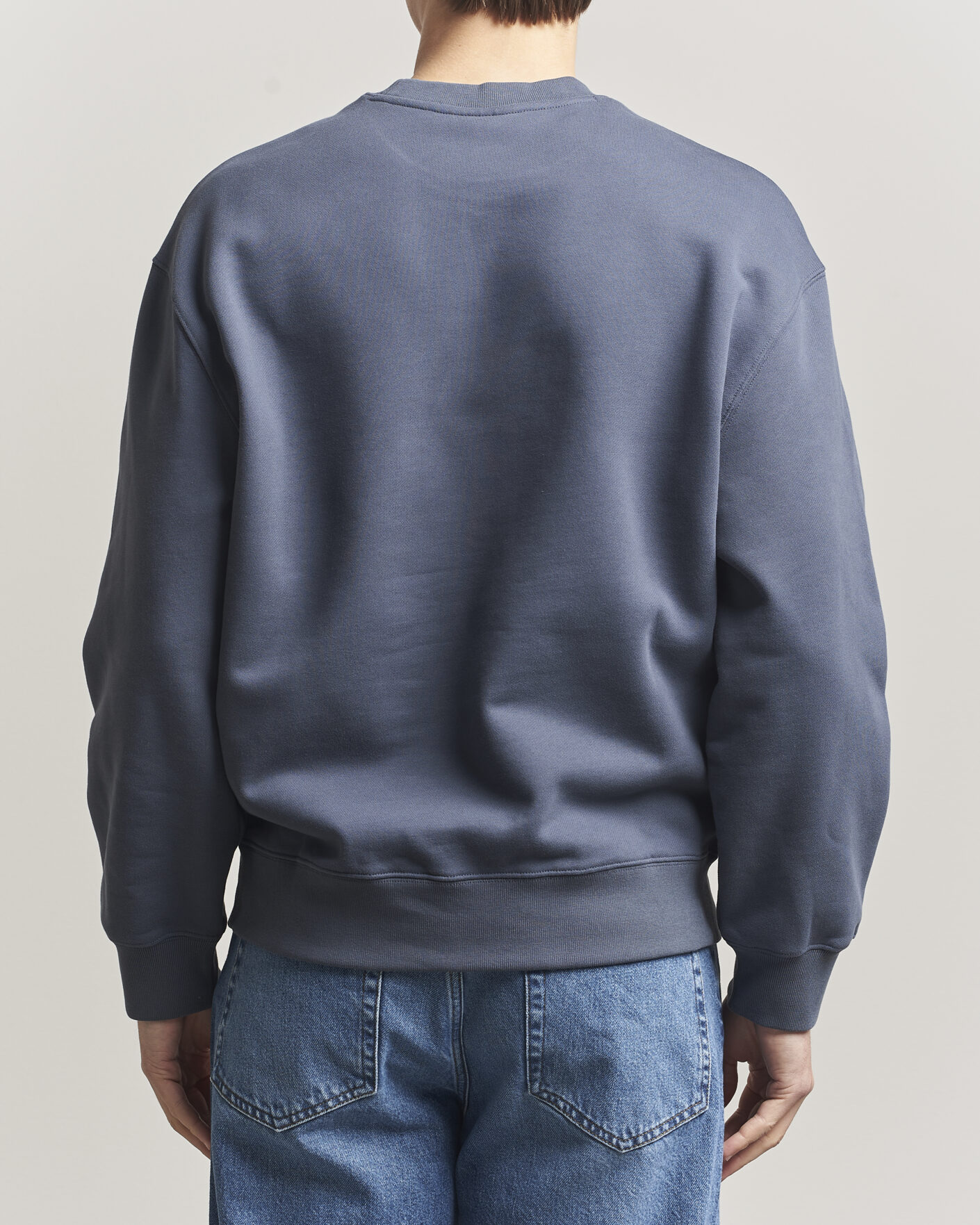 Hombres | Jerséis y prendas de punto | Maison Kitsuné | Dressed Fox Sweatshirt Shadow Blue