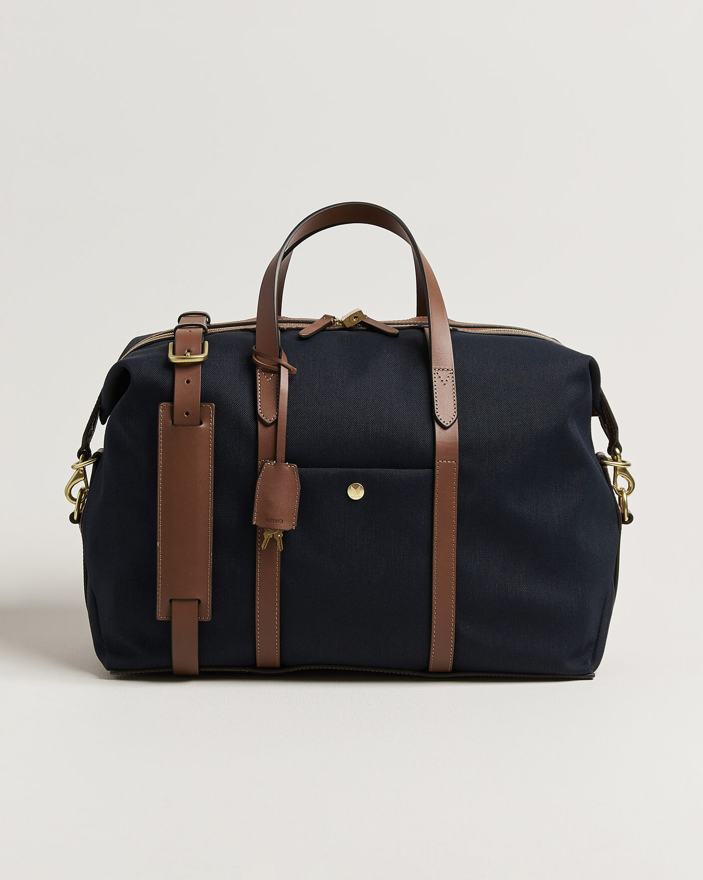 Hombres | Bolsos | Mismo | M/S Avail 48h Nylon Weekendbag Deep Sea Blue/Cuoio