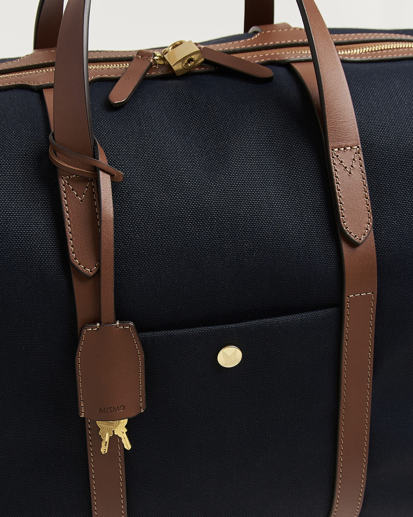 Hombres | Bolsos | Mismo | M/S Avail 48h Nylon Weekendbag Deep Sea Blue/Cuoio