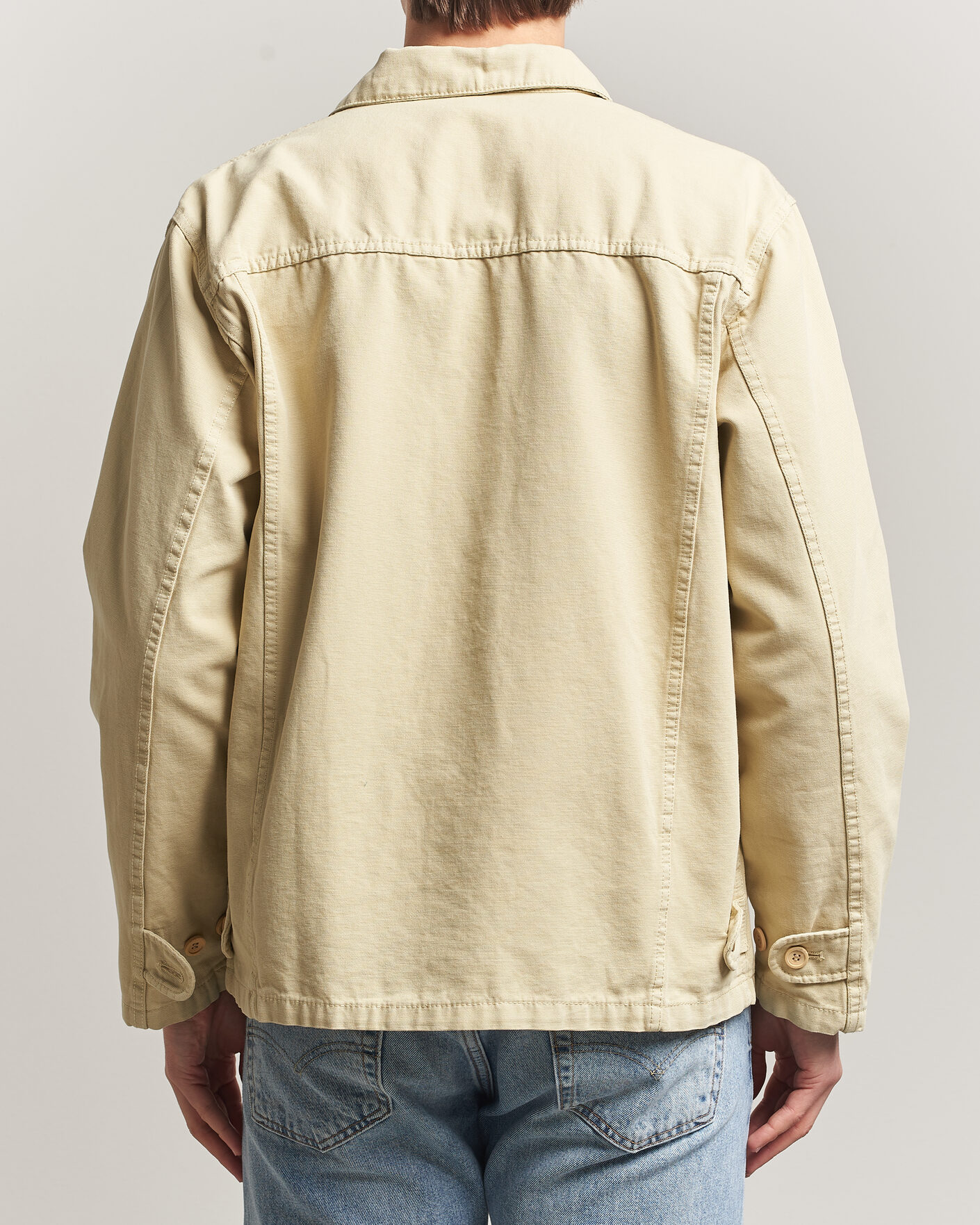 Hombres | Camisas | Armor-lux | Veste Pecheur Heritage Overshirt  Gravel