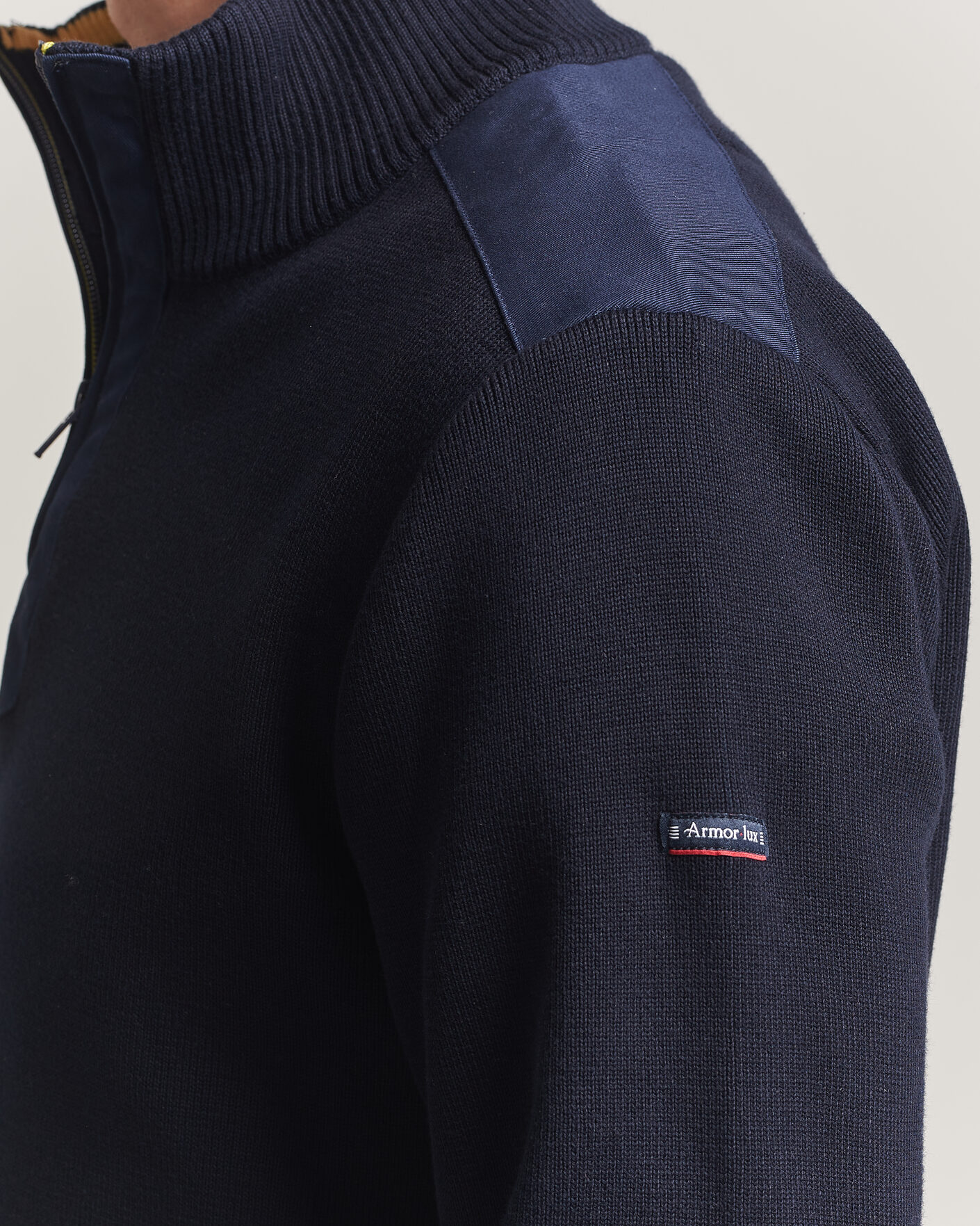 Hombres | Jerséis y prendas de punto | Armor-lux | Workwear Half Zip Marine Deep