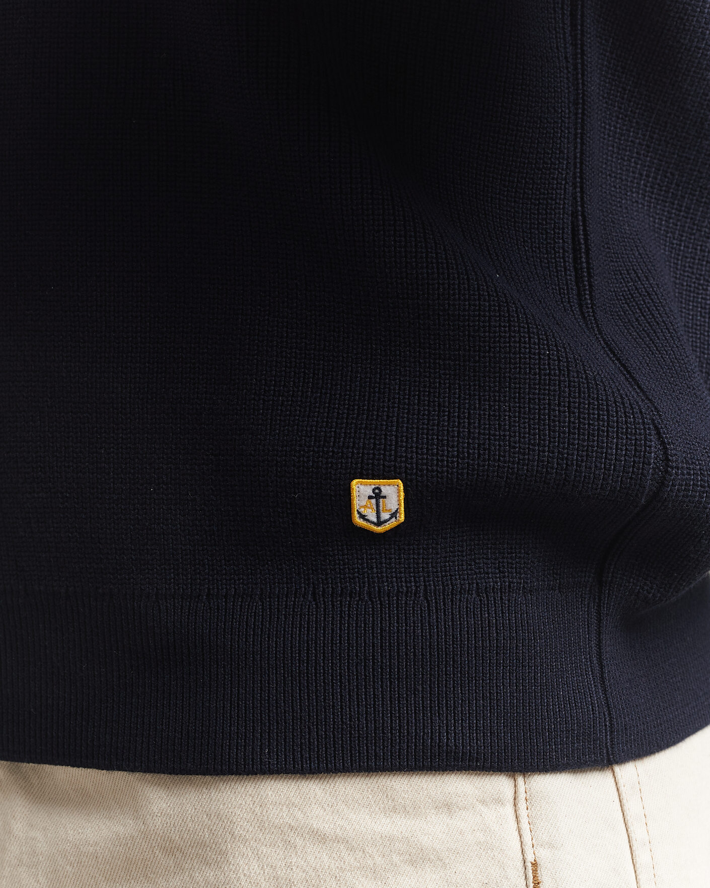 Hombres | Jerséis y prendas de punto | Armor-lux | Heritage Knitted Polo Marine Deep