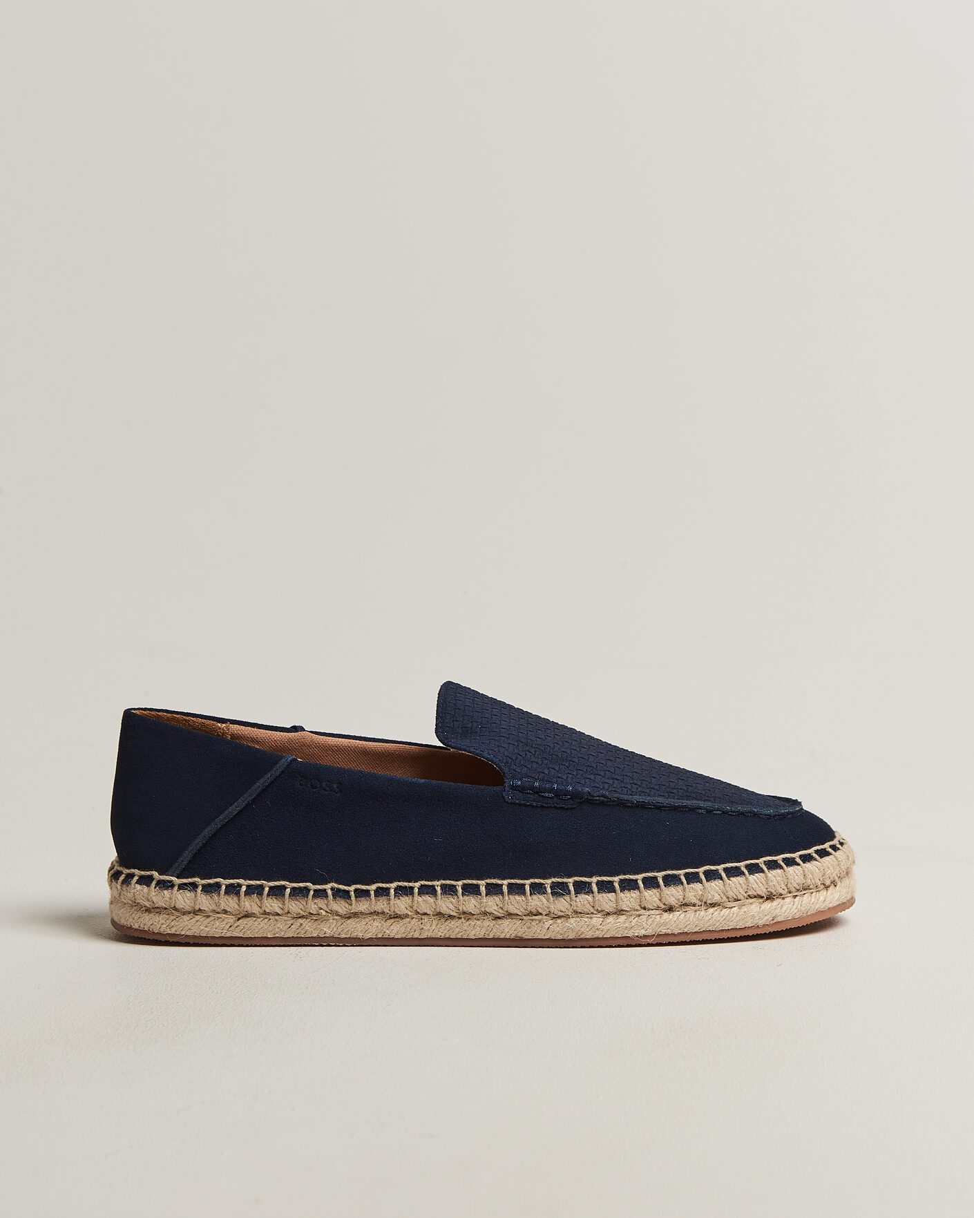 Hombres | Alpargatas | BOSS BLACK | Madeira Suede Espadrilles Dark Blue