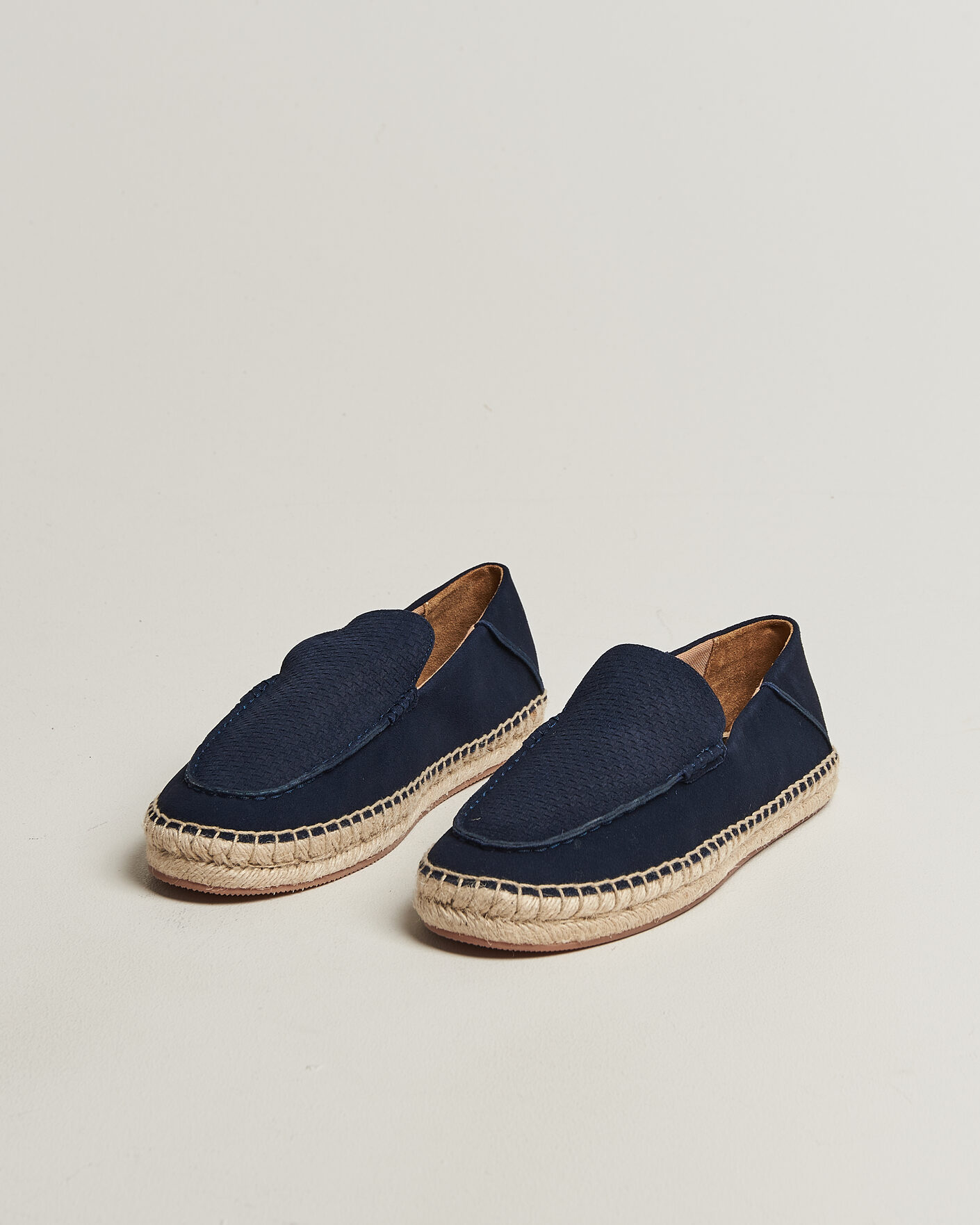 Hombres | Alpargatas | BOSS BLACK | Madeira Suede Espadrilles Dark Blue