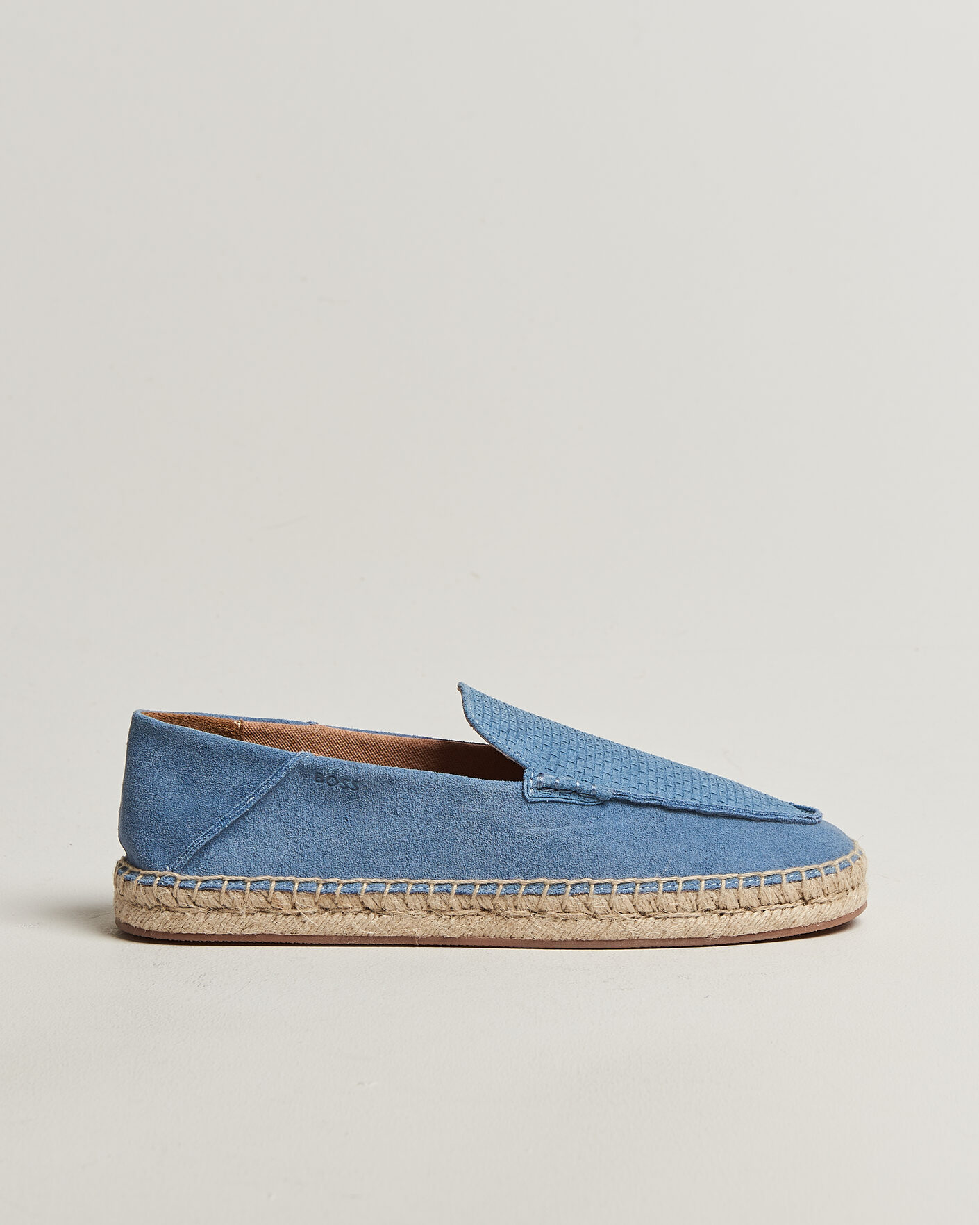 Hombres | Alpargatas | BOSS BLACK | Madeira Suede Espadrilles Open Blue