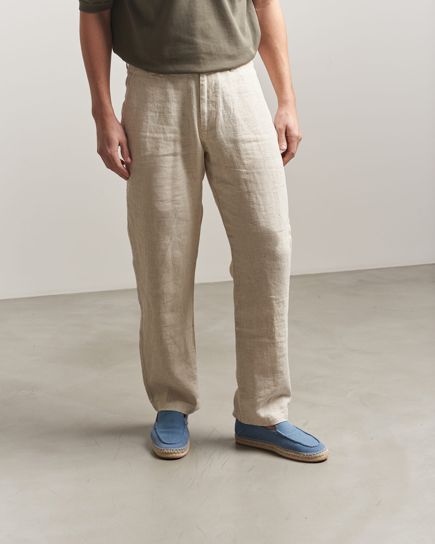 Hombres | Alpargatas | BOSS BLACK | Madeira Suede Espadrilles Open Blue
