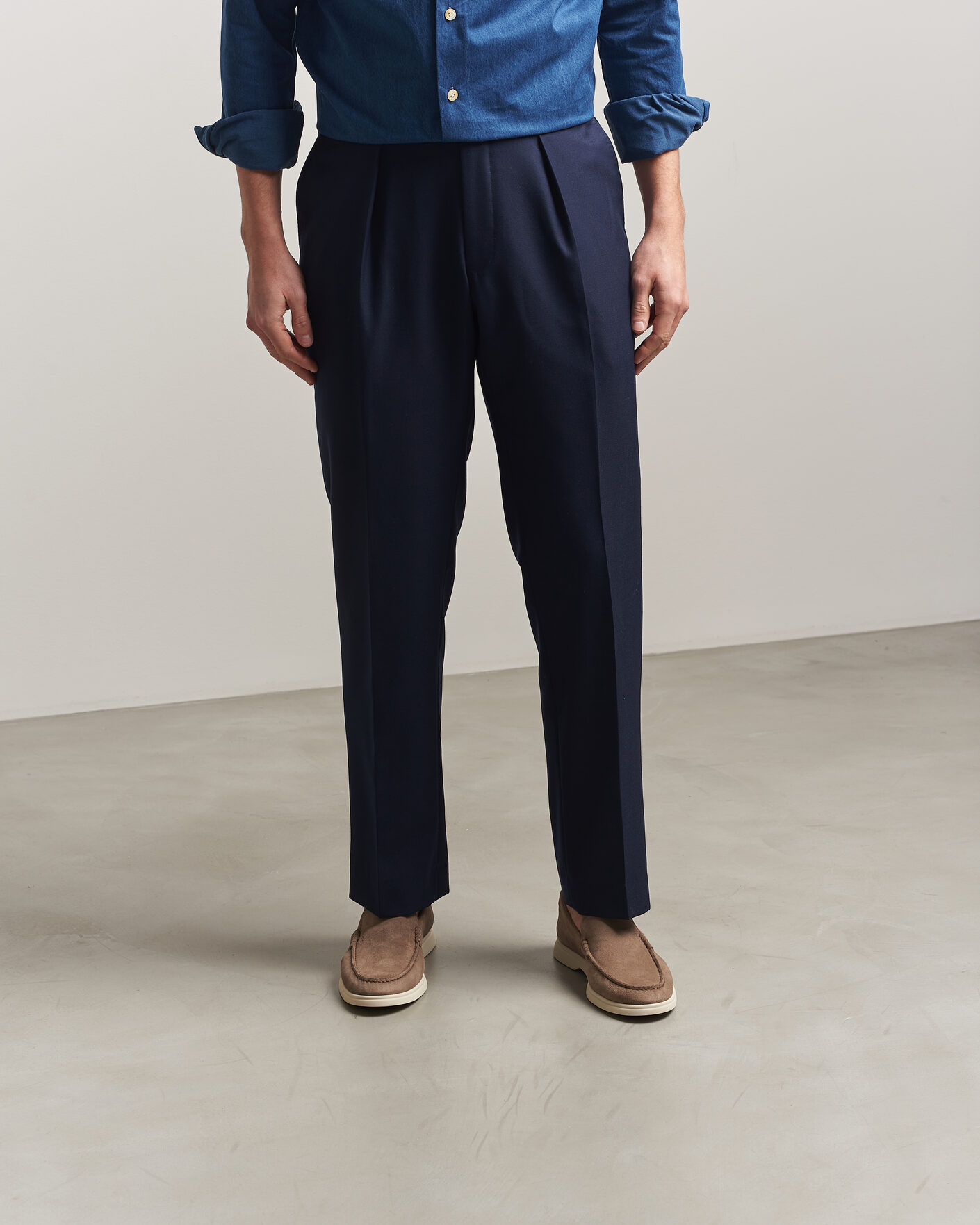 Hombres | Mocasines | BOSS BLACK | Sienne Suede Loafer Medium Beige