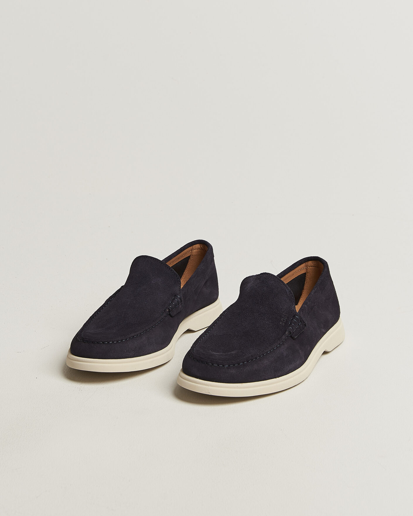 Hombres | Mocasines | BOSS BLACK | Sienne Suede Loafer Dark Blue