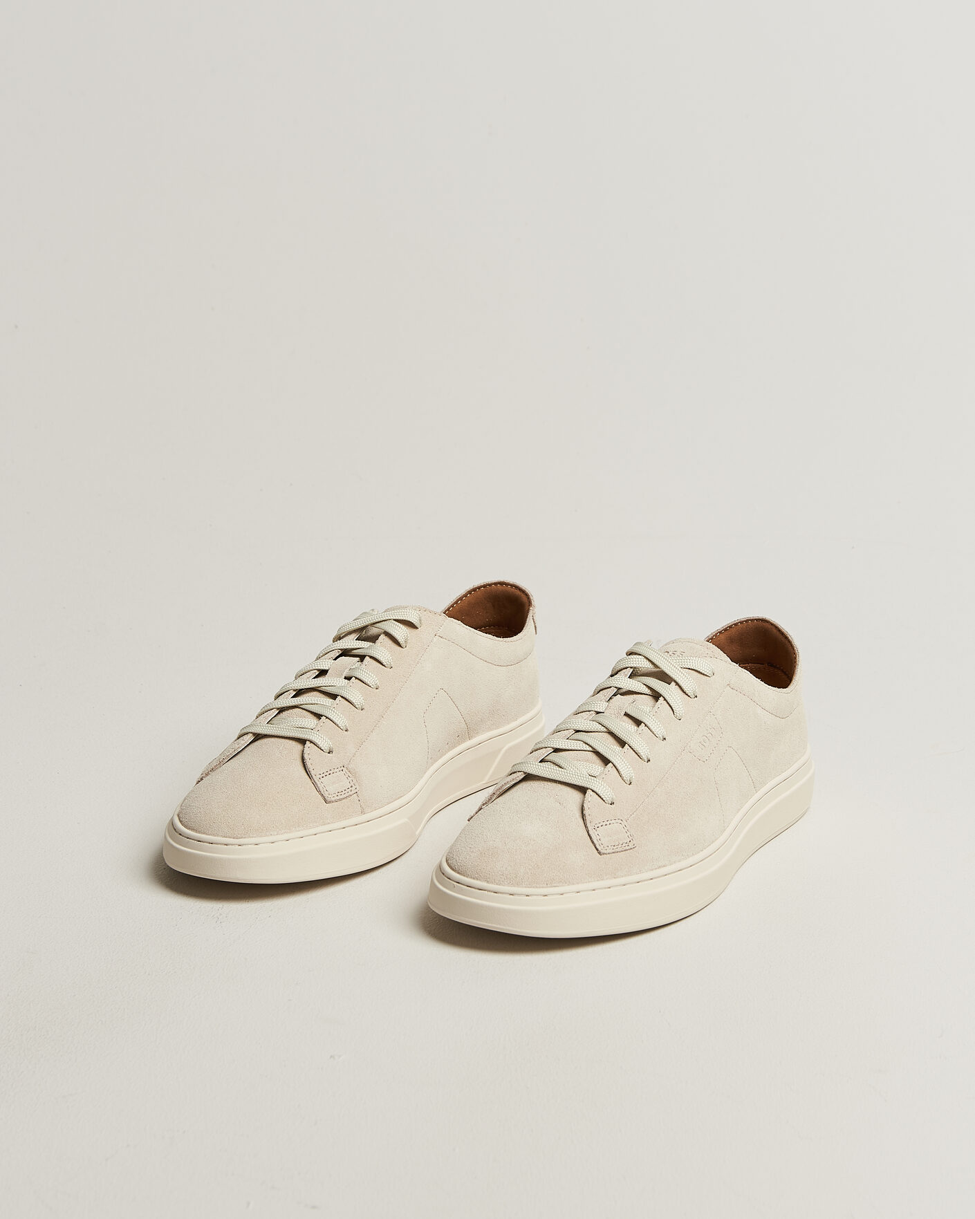 Hombres | Zapatillas | BOSS BLACK | Kieran Suede Sneaker Open White