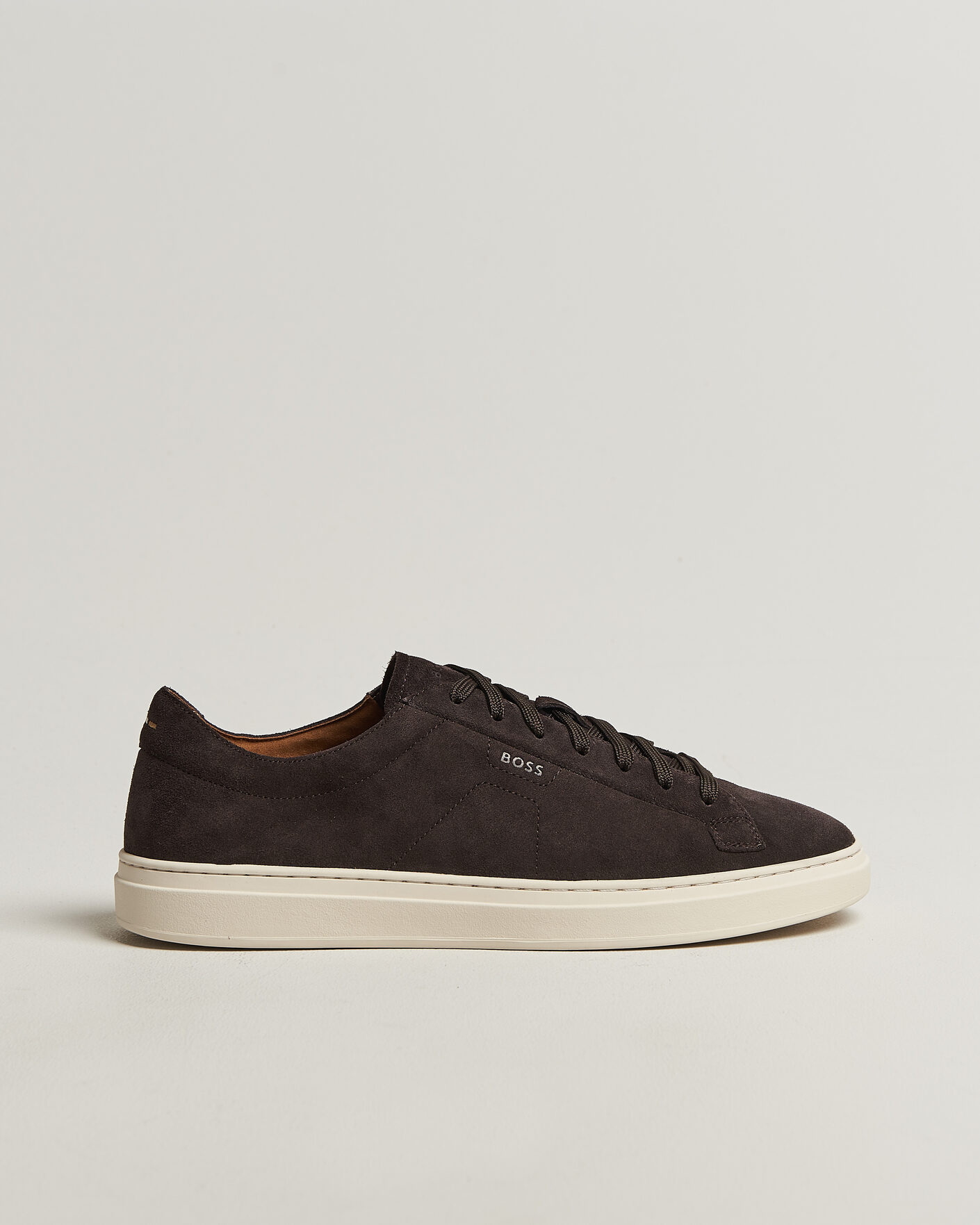 Hombres | Zapatillas | BOSS BLACK | Kieran Suede Sneaker Dark Brown