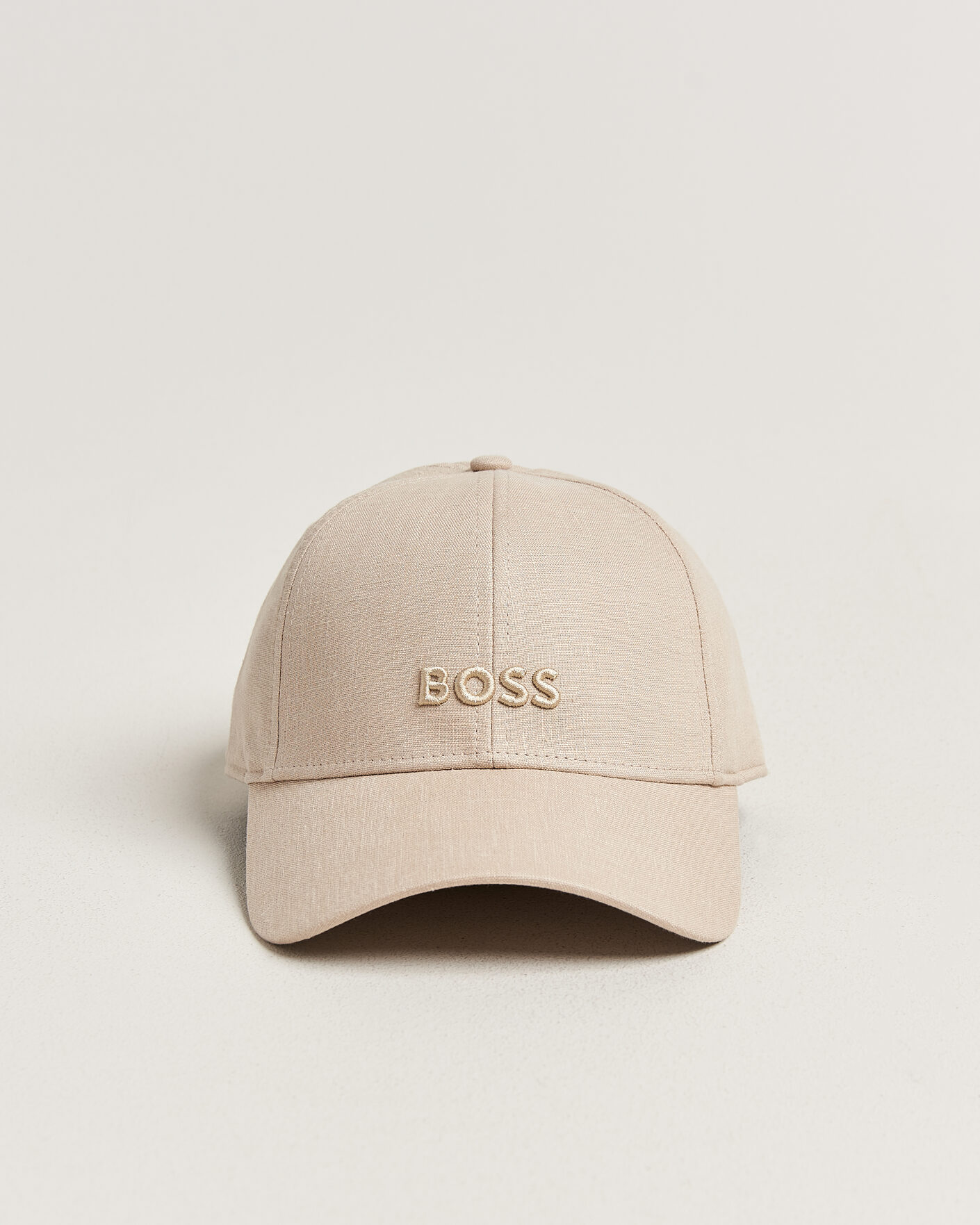 Hombres | Sombreros y gorras | BOSS BLACK | Zed Linen Cap Open Beige
