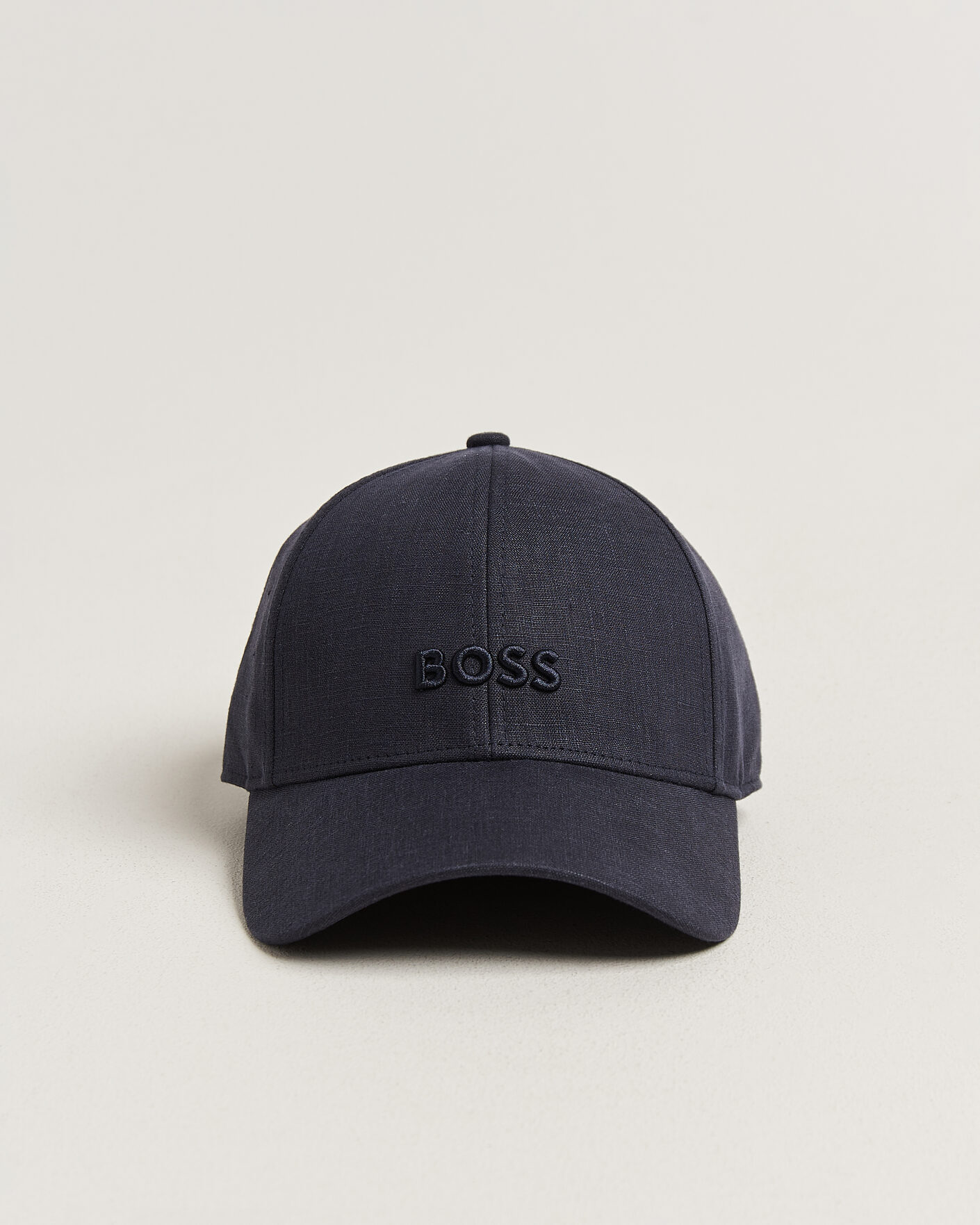 Hombres | Sombreros y gorras | BOSS BLACK | Zed Linen Cap Dark Blue