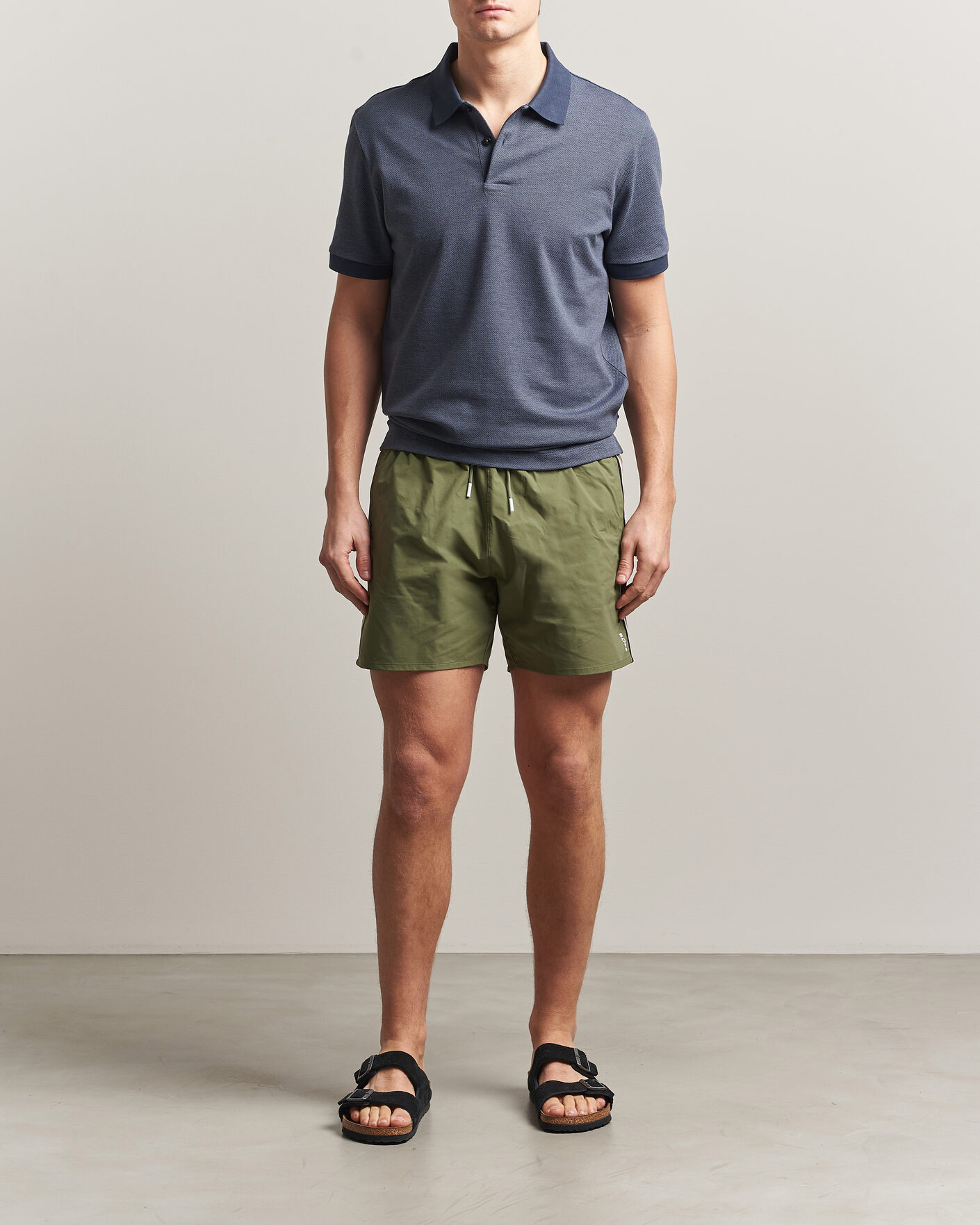 Hombres | Bañadores | BOSS BLACK | Iconic Swimshorts Open Green