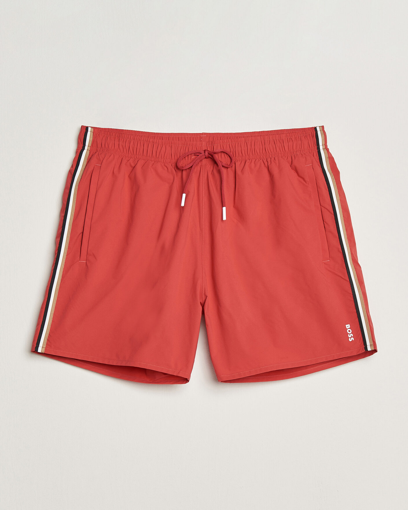 Hombres | Bañadores | BOSS BLACK | Iconic Swimshorts Dark Red
