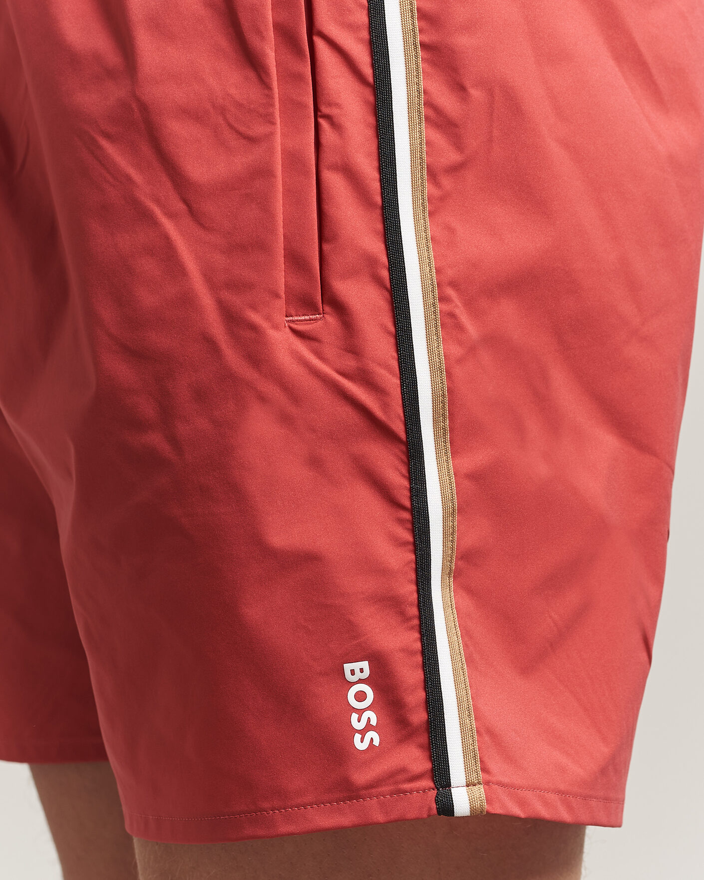 Hombres | Bañadores | BOSS BLACK | Iconic Swimshorts Dark Red