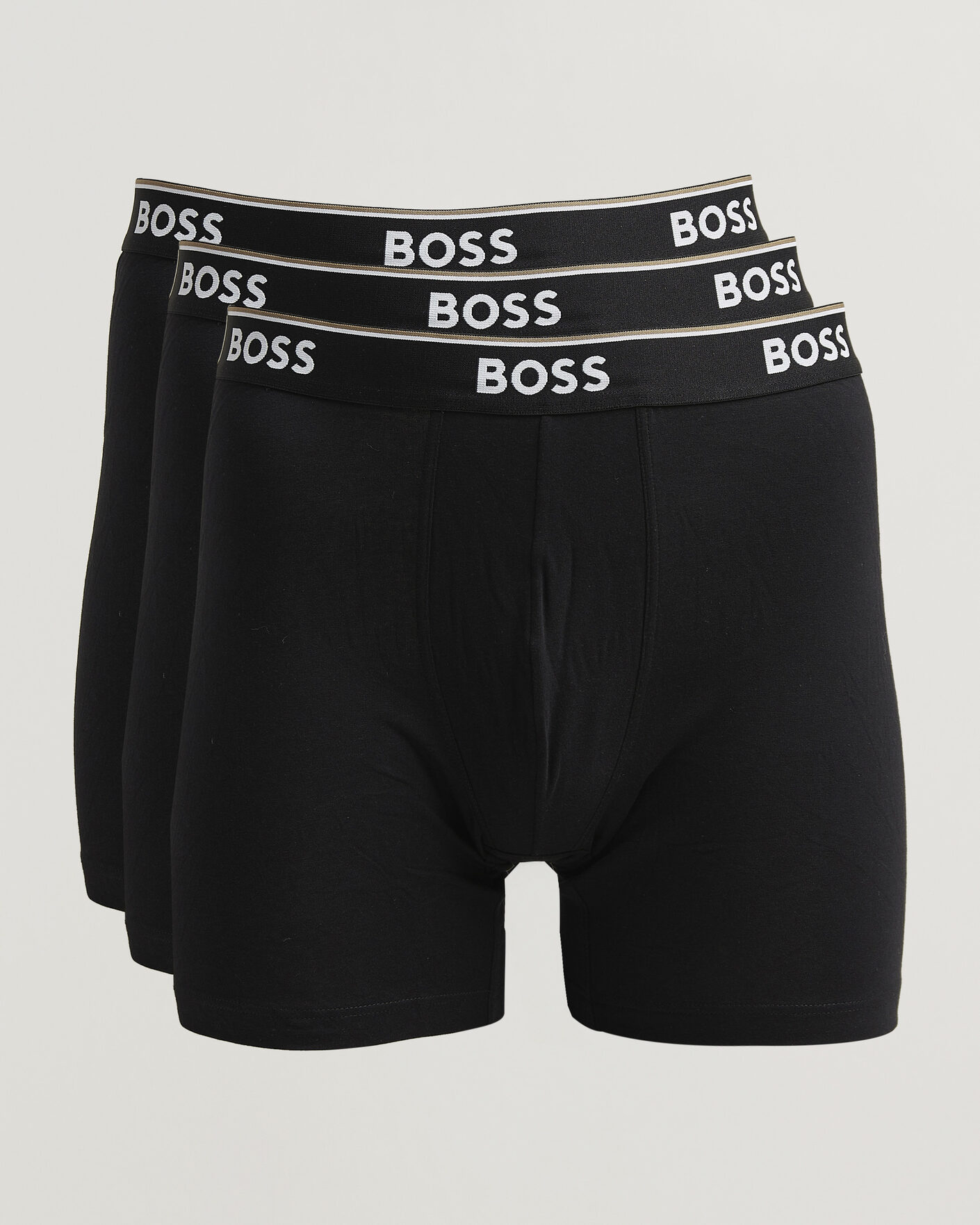 Hombres | Ropa interior y calcetines | BOSS BLACK | 3-Pack Long Leg Boxer Black