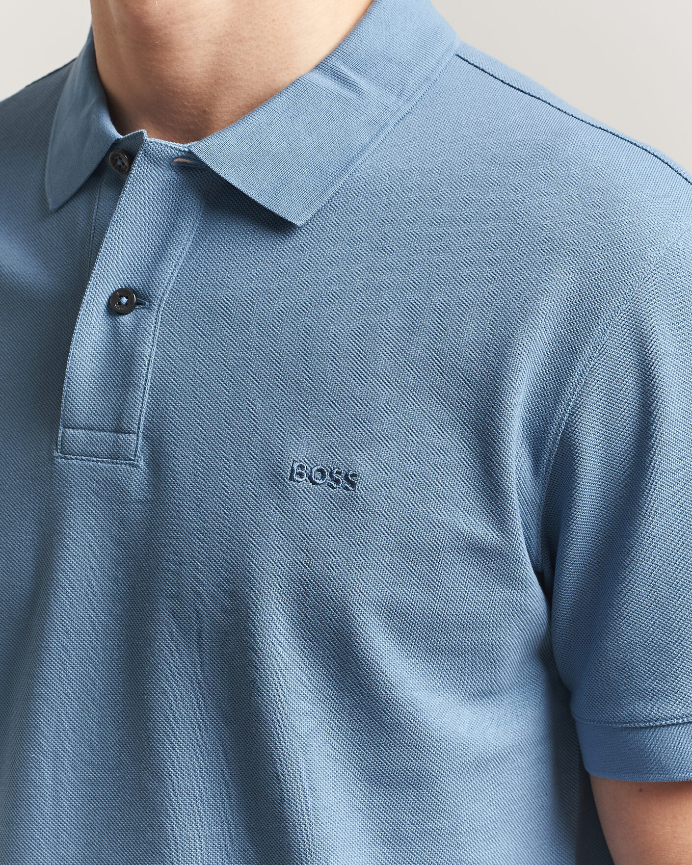 Hombres | Polos | BOSS BLACK | Pallas Polo Light Blue