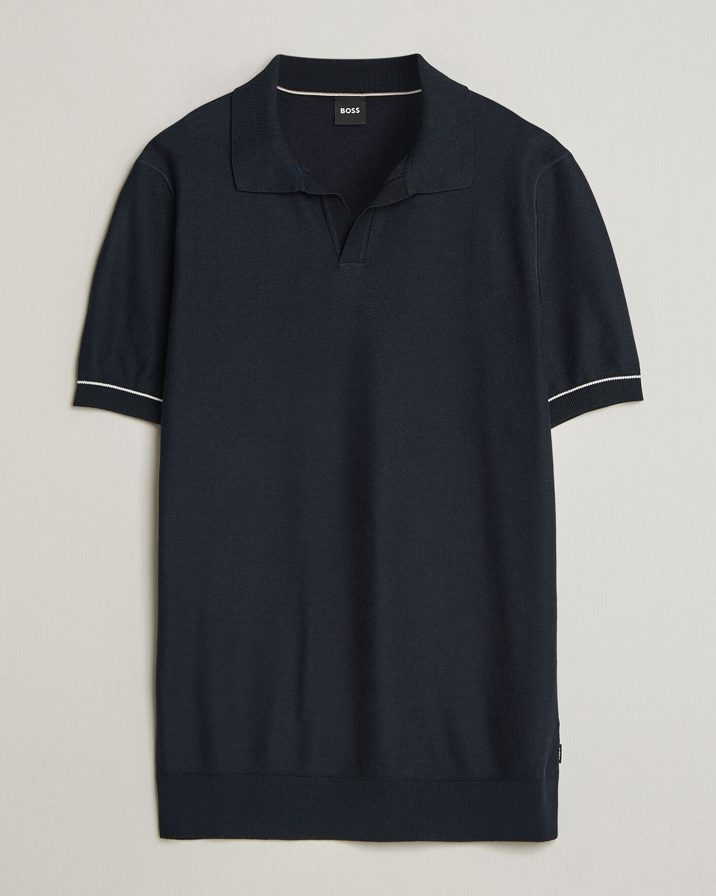 Hombres | Polos | BOSS BLACK | Narciso Knitted Polo Dark Blue