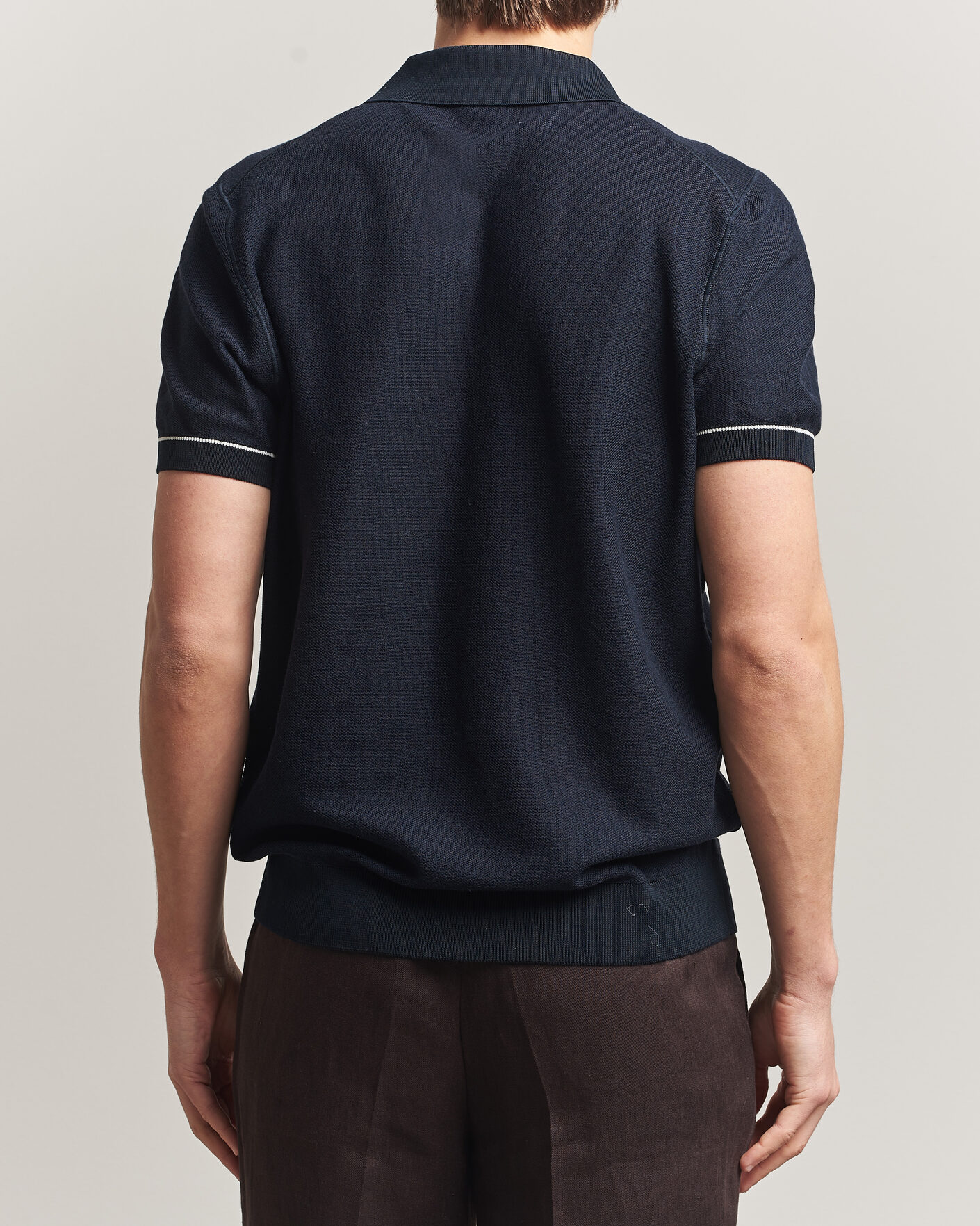 Hombres | Polos | BOSS BLACK | Narciso Knitted Polo Dark Blue