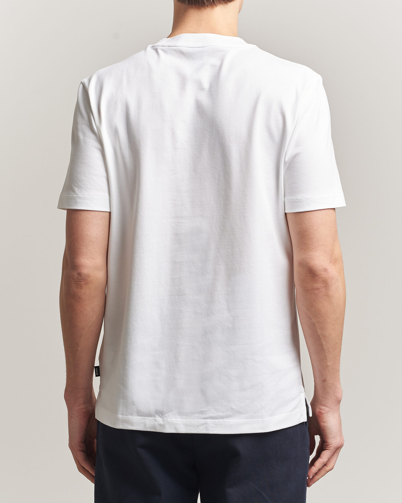 Hombres | Camisetas | BOSS BLACK | Thompson Structured T-Shirt White