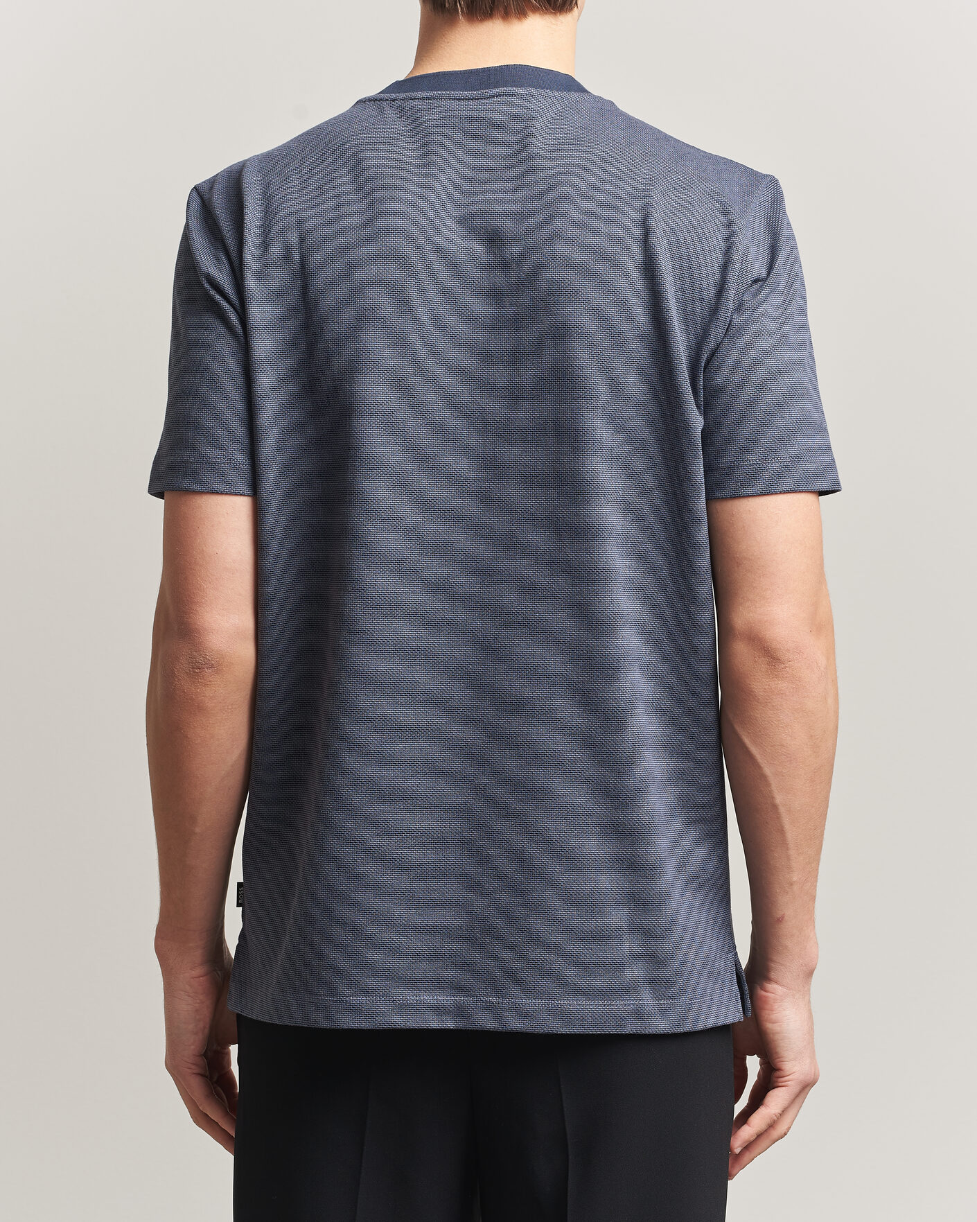 Hombres | Camisetas | BOSS BLACK | Thompson Structured T-Shirt Dark Blue