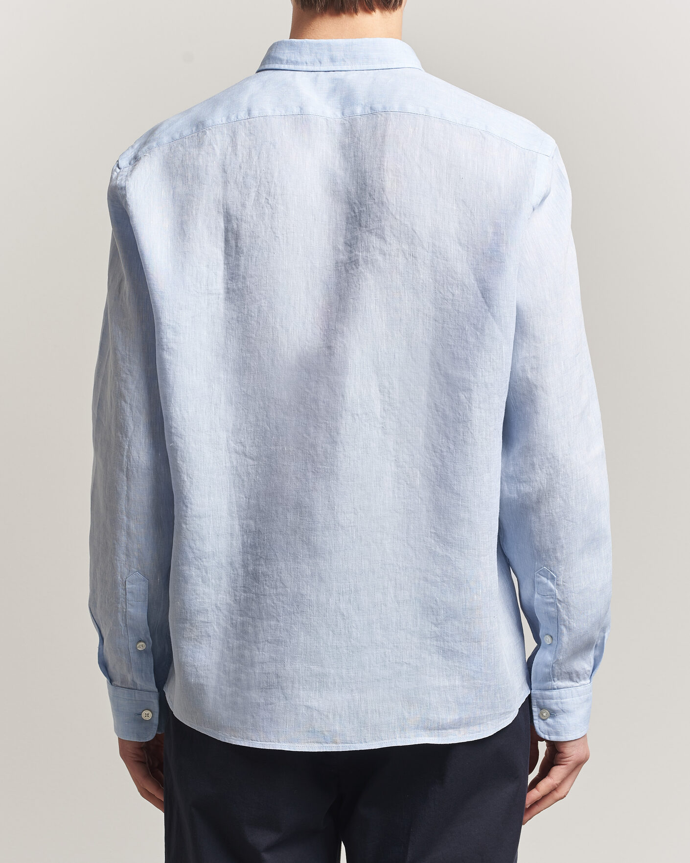 Hombres | Camisas | BOSS BLACK | Liam Linen Shirt Light Blue