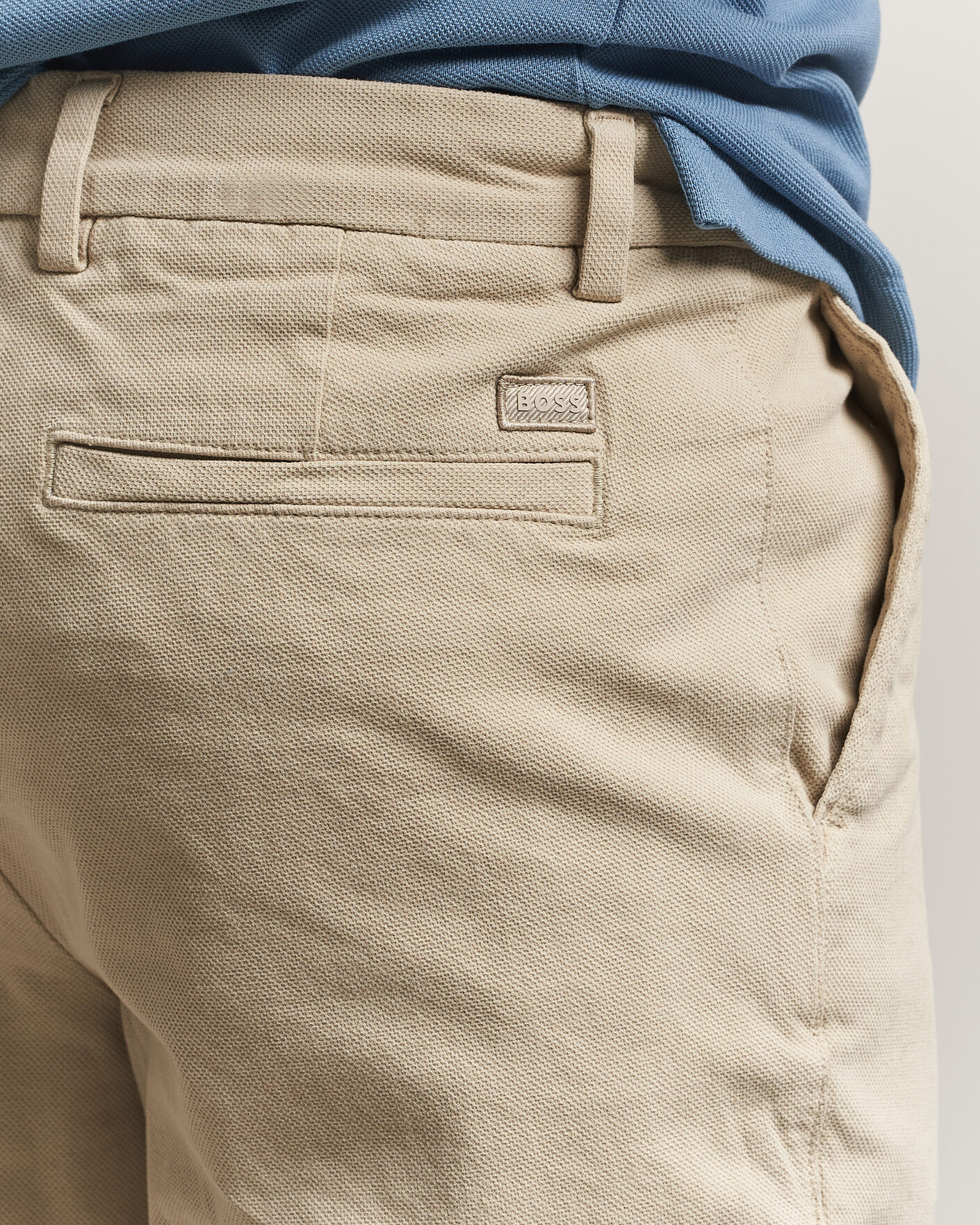 Hombres | Pantalones cortos | BOSS BLACK | Kane Cotton Chino Shorts Open Beige