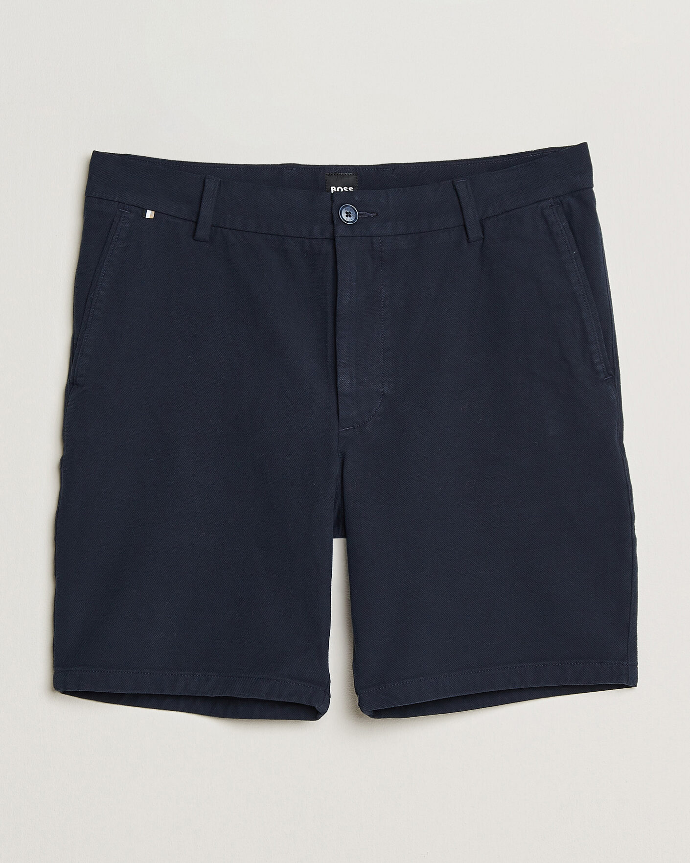 Hombres | Pantalones cortos | BOSS BLACK | Kane Cotton Chino Shorts Dark Blue
