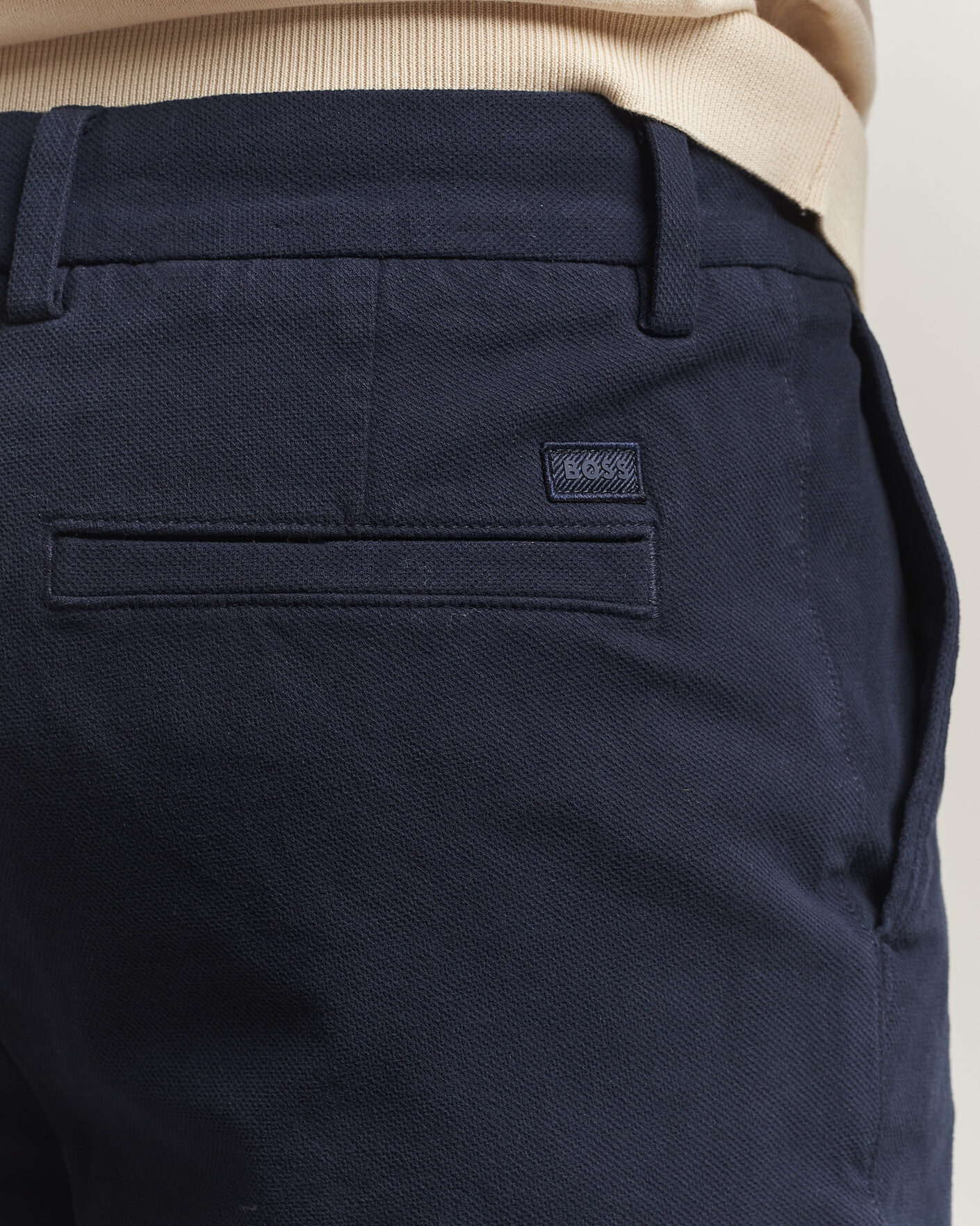 Hombres | Pantalones cortos | BOSS BLACK | Kane Cotton Chino Shorts Dark Blue