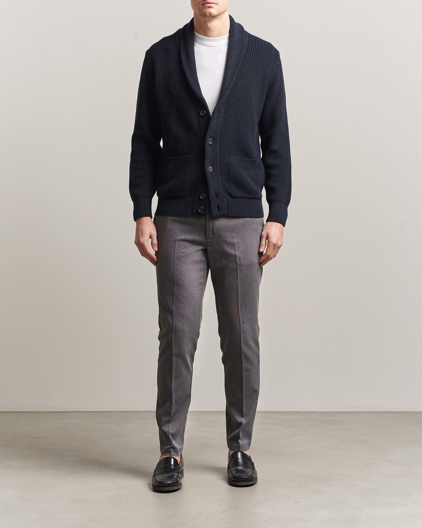 Hombres | Pantalones | BOSS BLACK | Kaiton Structured Chinos Black