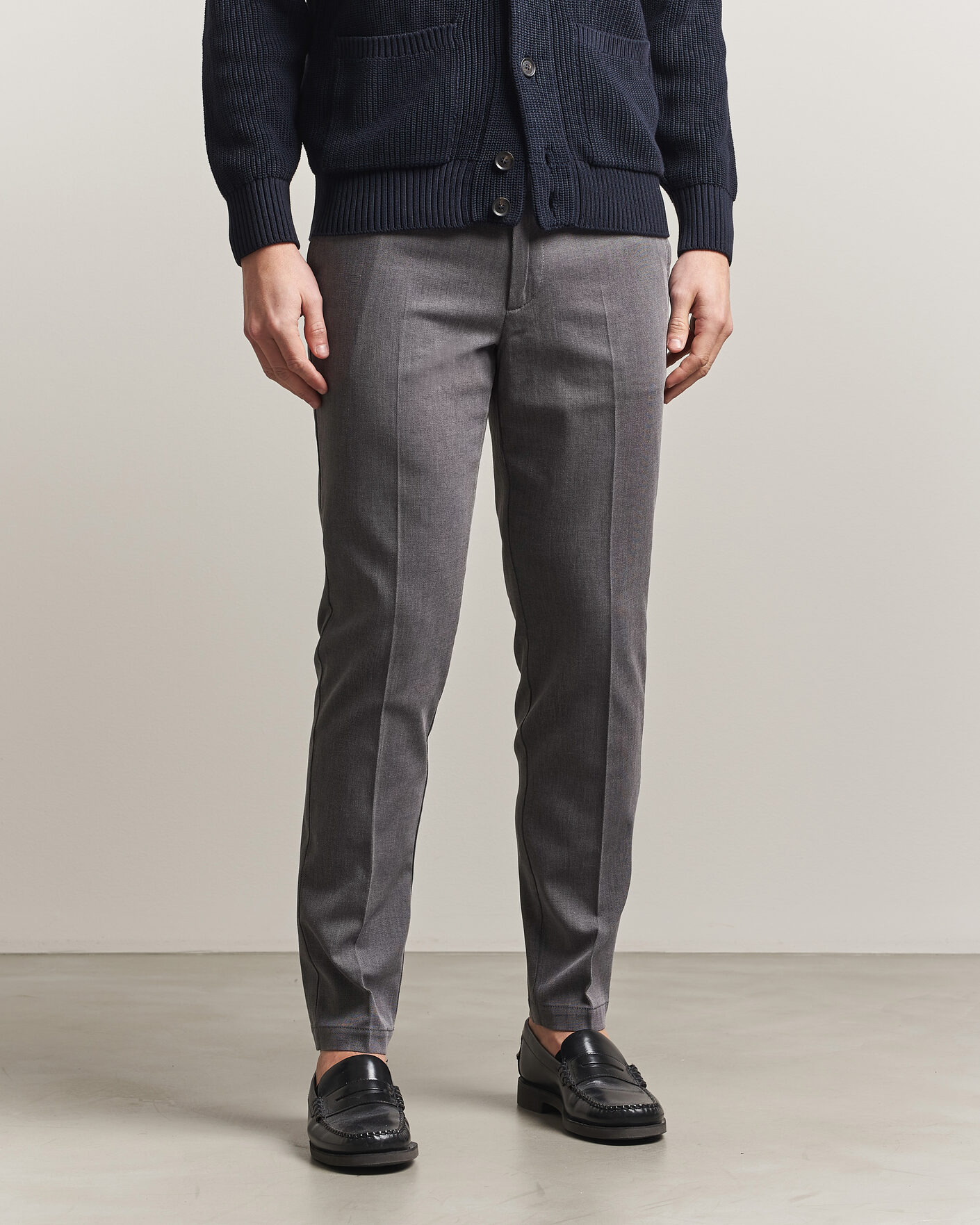 Hombres | Pantalones | BOSS BLACK | Kaiton Structured Chinos Black