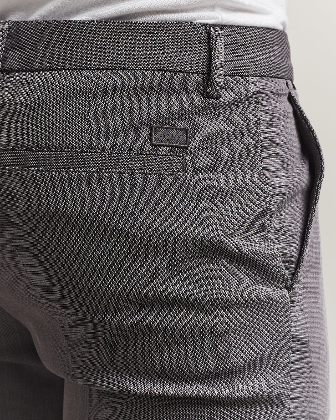 Hombres | Pantalones | BOSS BLACK | Kaiton Structured Chinos Black