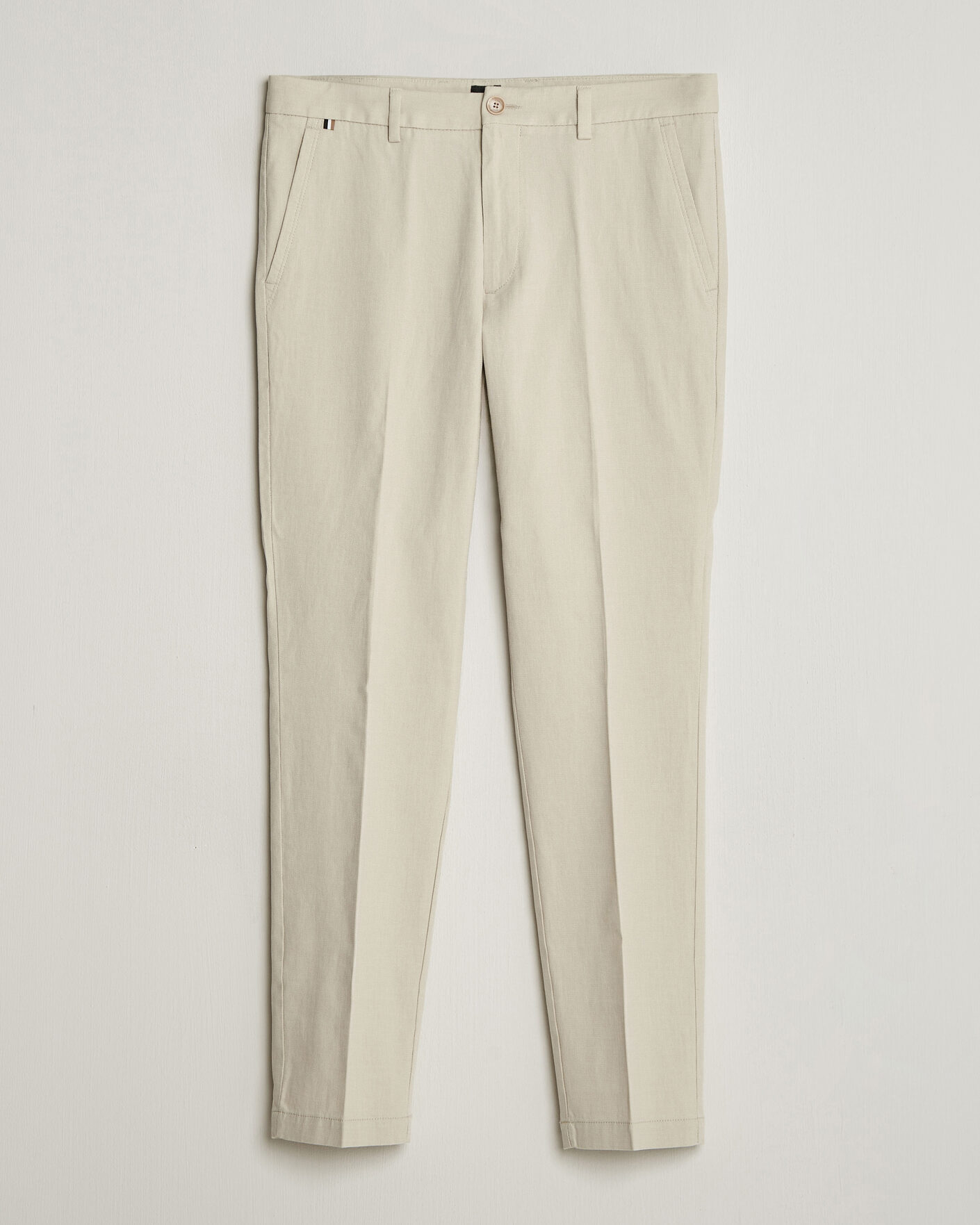 Hombres | Pantalones | BOSS BLACK | Kaiton Structured Chinos Open Beige