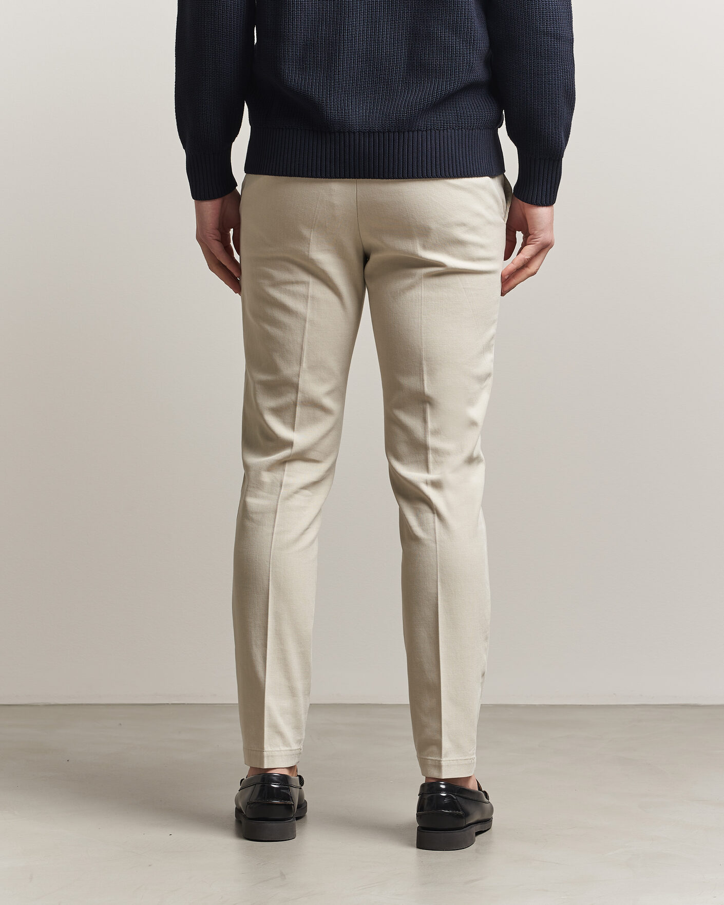 Hombres | Pantalones | BOSS BLACK | Kaiton Structured Chinos Open Beige
