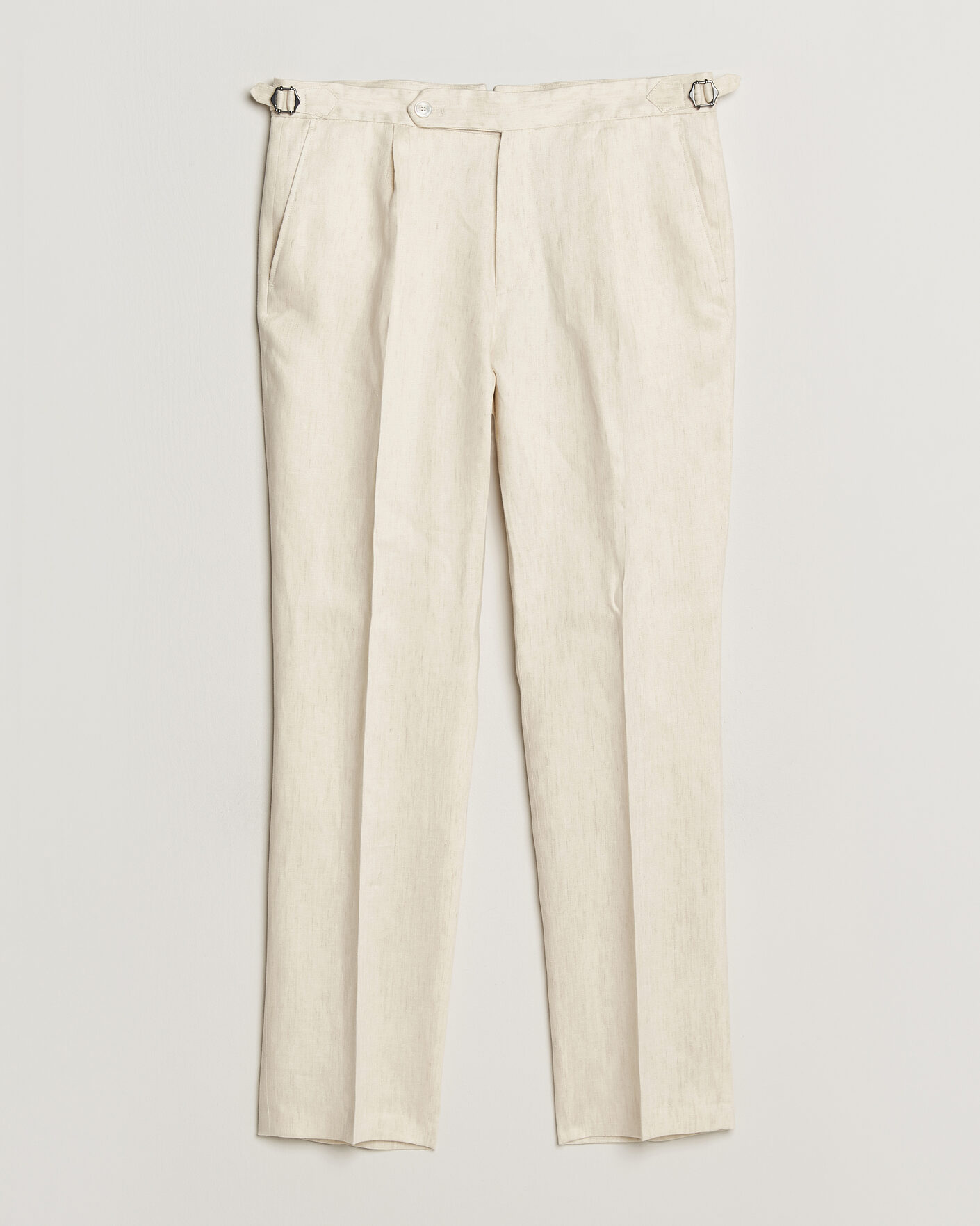 Hombres | Pantalones | BOSS BLACK | Perino Linen Suit Trousers Open Beige