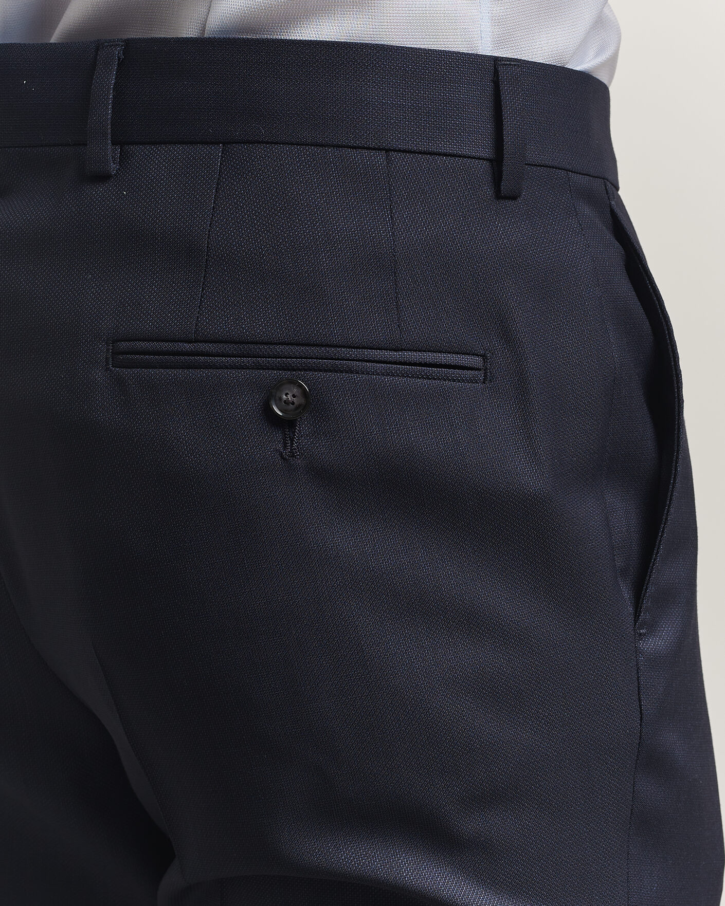 Hombres | Trajes | BOSS BLACK | Huge Wool Double Breasted Suit Dark Blue