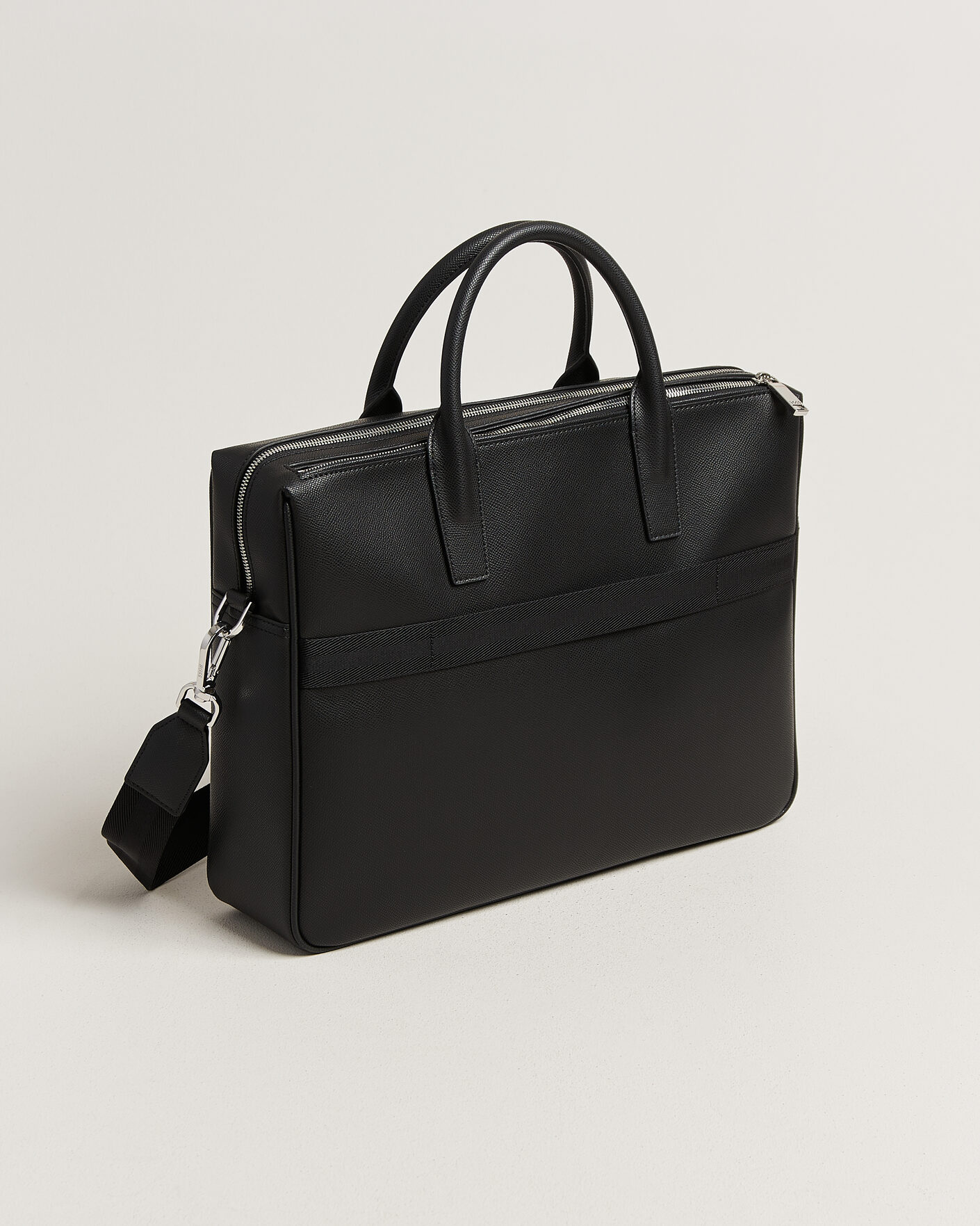 Hombres | Bolsos | BOSS BLACK | Daxter Leather Briefcase Black