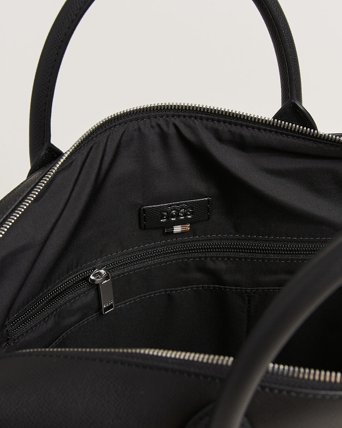 Hombres | Bolsos | BOSS BLACK | Daxter Leather Briefcase Black