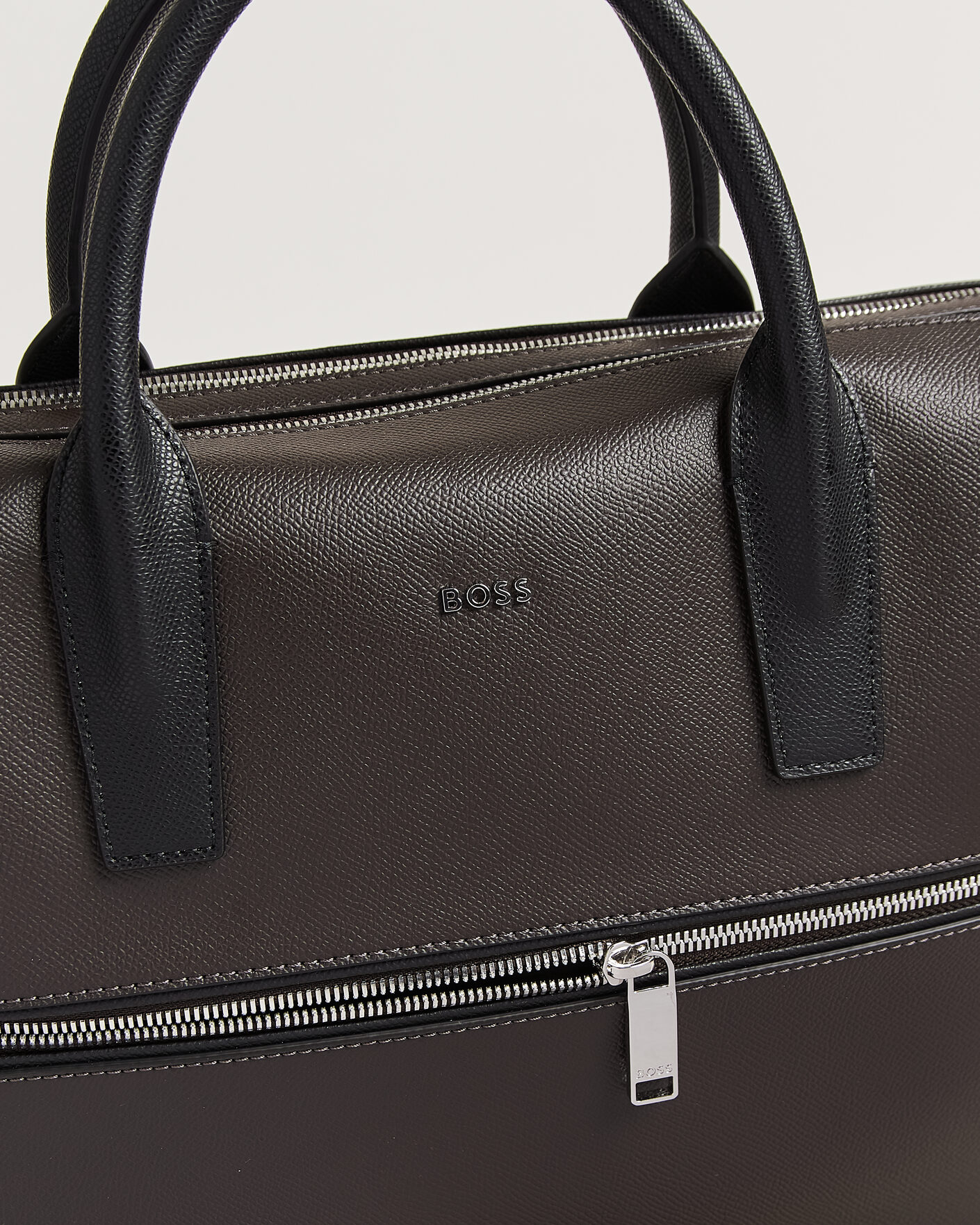 Hombres | Bolsos | BOSS BLACK | Daxter Leather Briefcase Dark Brown
