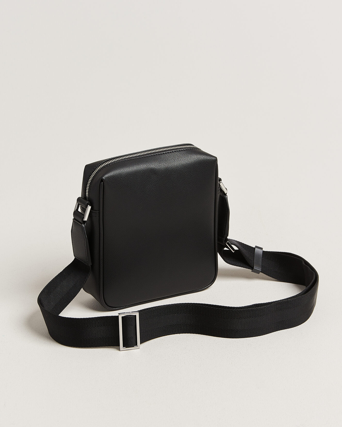 Hombres | Bolsos | BOSS BLACK | Daxter Leather Crossbody Bag Black
