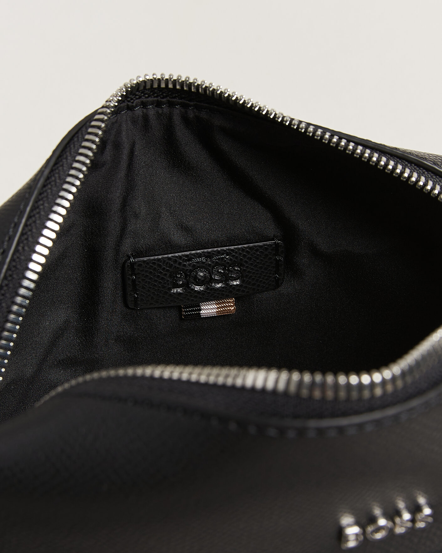 Hombres | Bolsos | BOSS BLACK | Daxter Leather Crossbody Bag Black