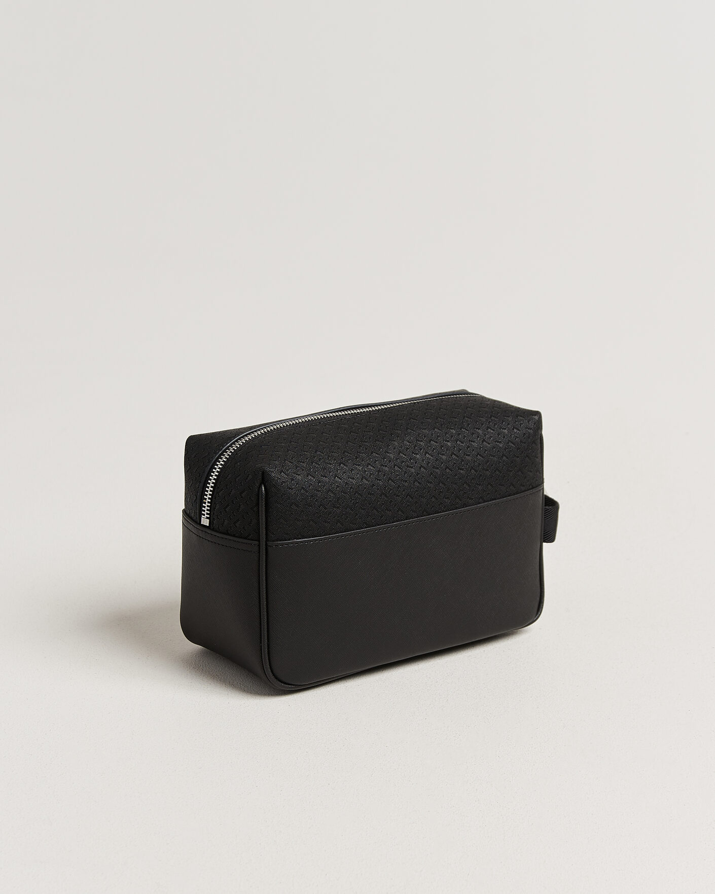 Hombres | Bolsos | BOSS BLACK | Daxter Monogram Leather Washbag Black
