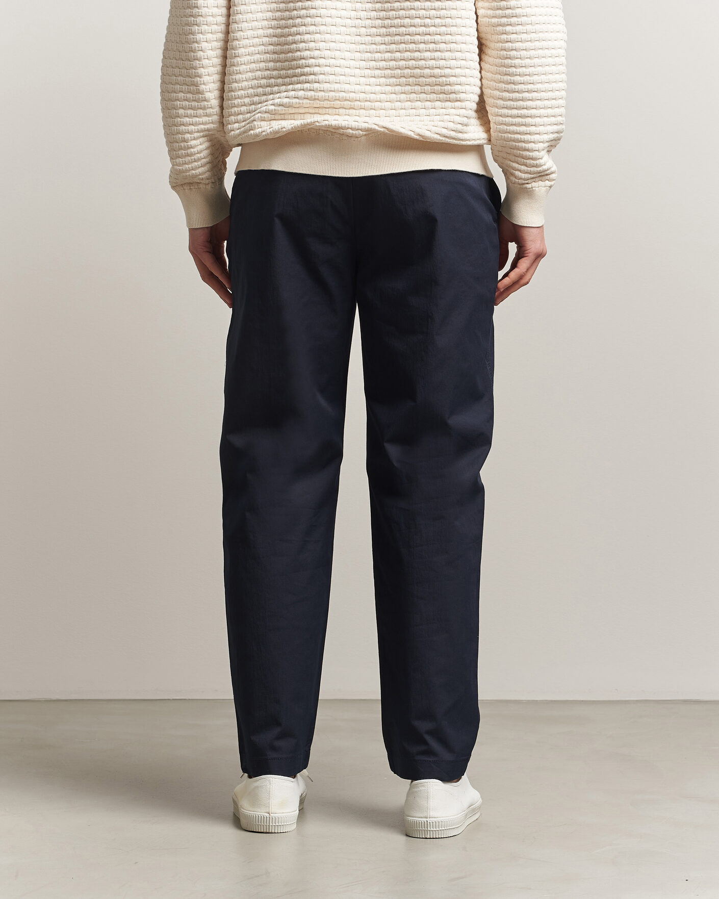 Hombres | Pantalones | BOSS ORANGE | Cotton Chinos Dark Blue
